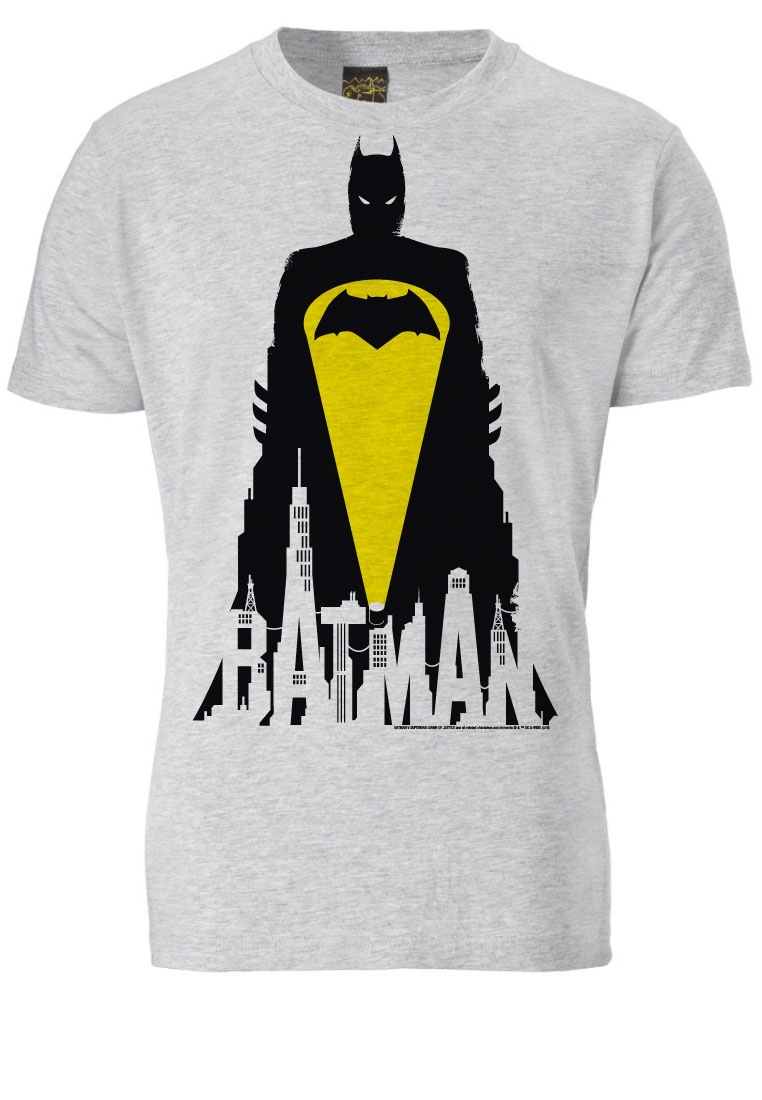 LOGOSHIRT T-Shirt »DC - Batman - Skyline«, mit Batman-Motiv