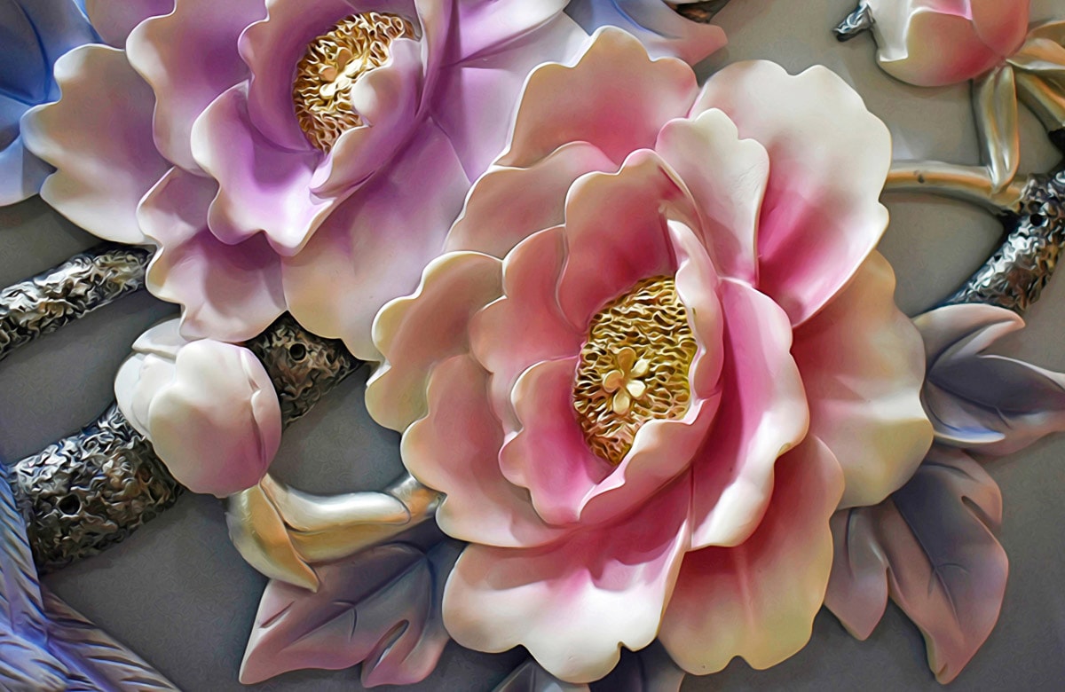 Papermoon Fototapete "Blumen"
