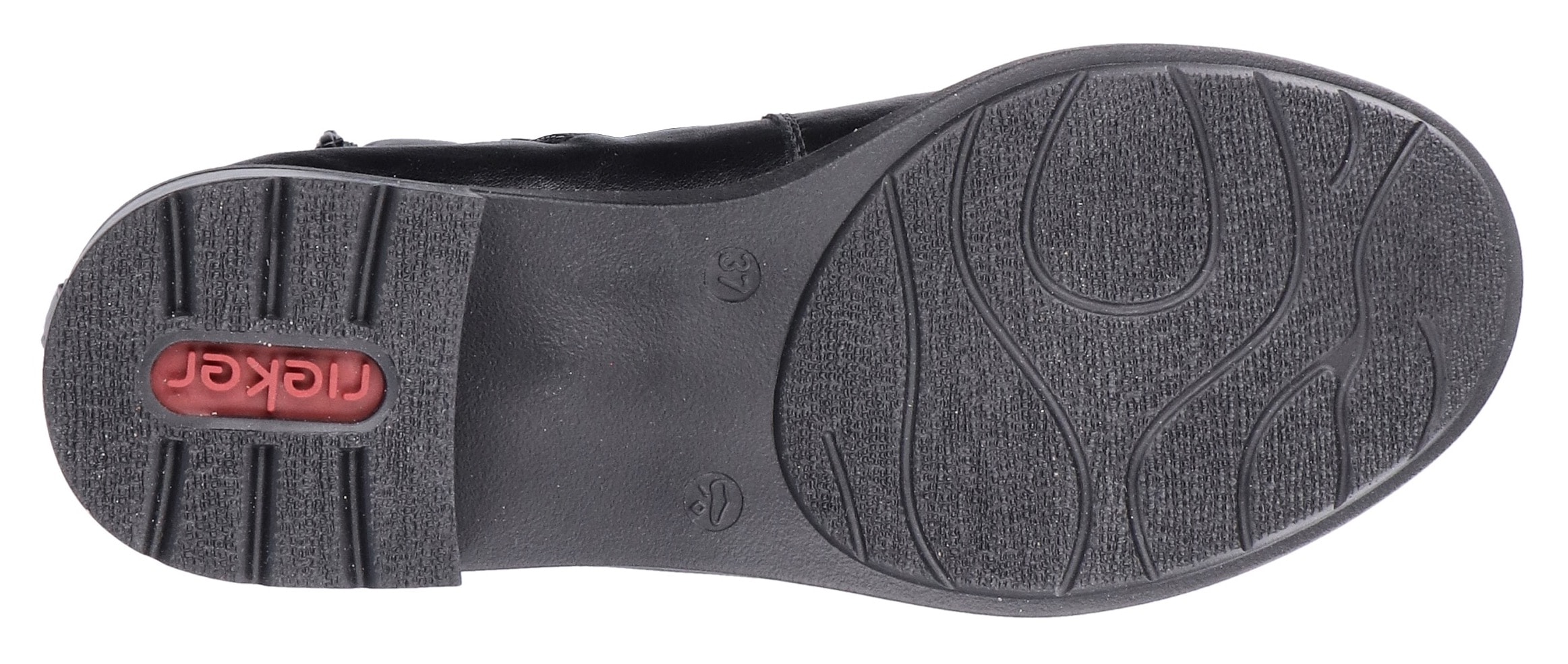 Rieker Stiefel, Langschaftstiefel, Stretchstiefel mit herausnehmbarer Innensohle