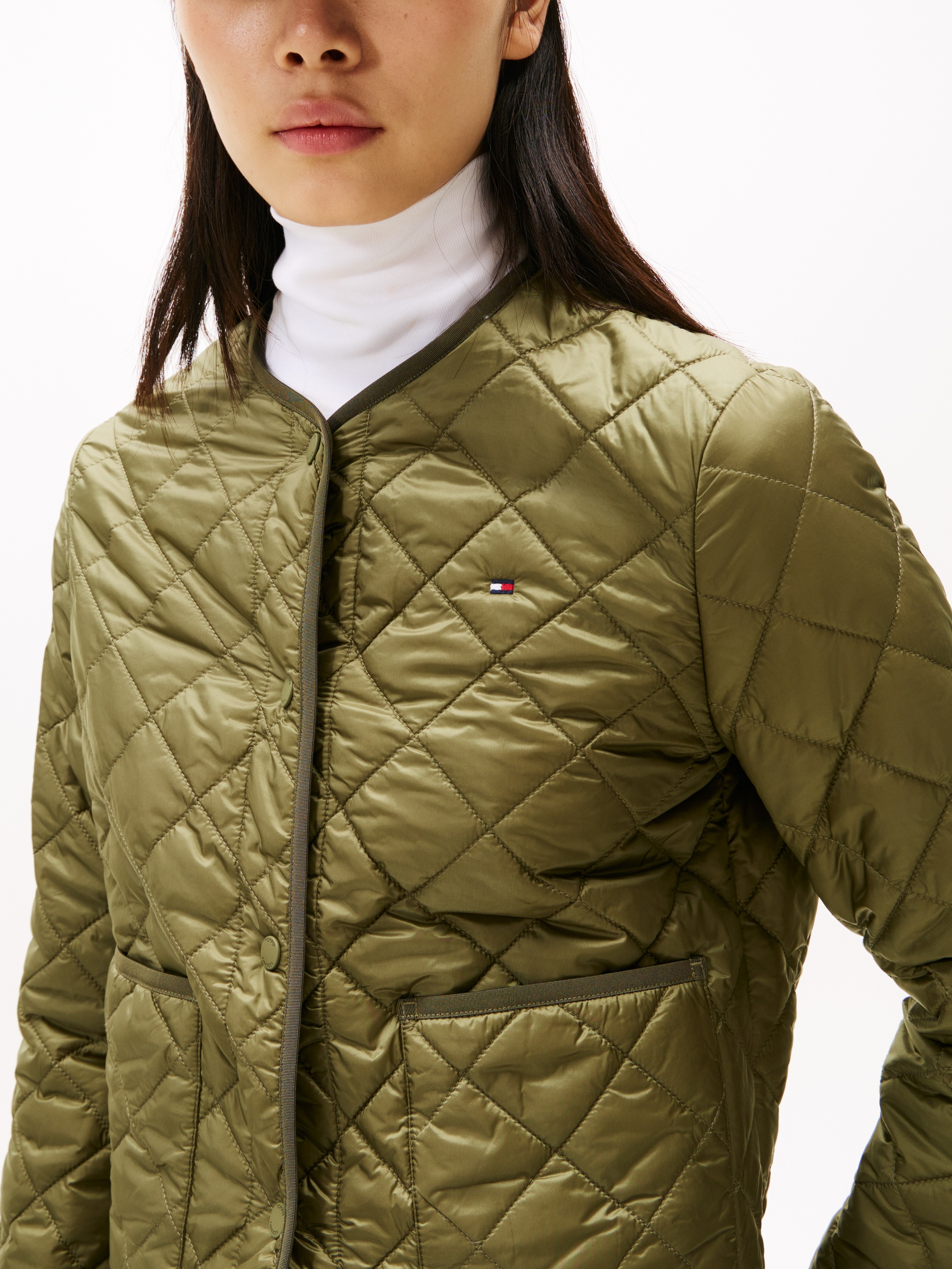Tommy Hilfiger Steppjacke "LW PADDED REG QUILTED JACKET" in leicht verkürzt günstig online kaufen