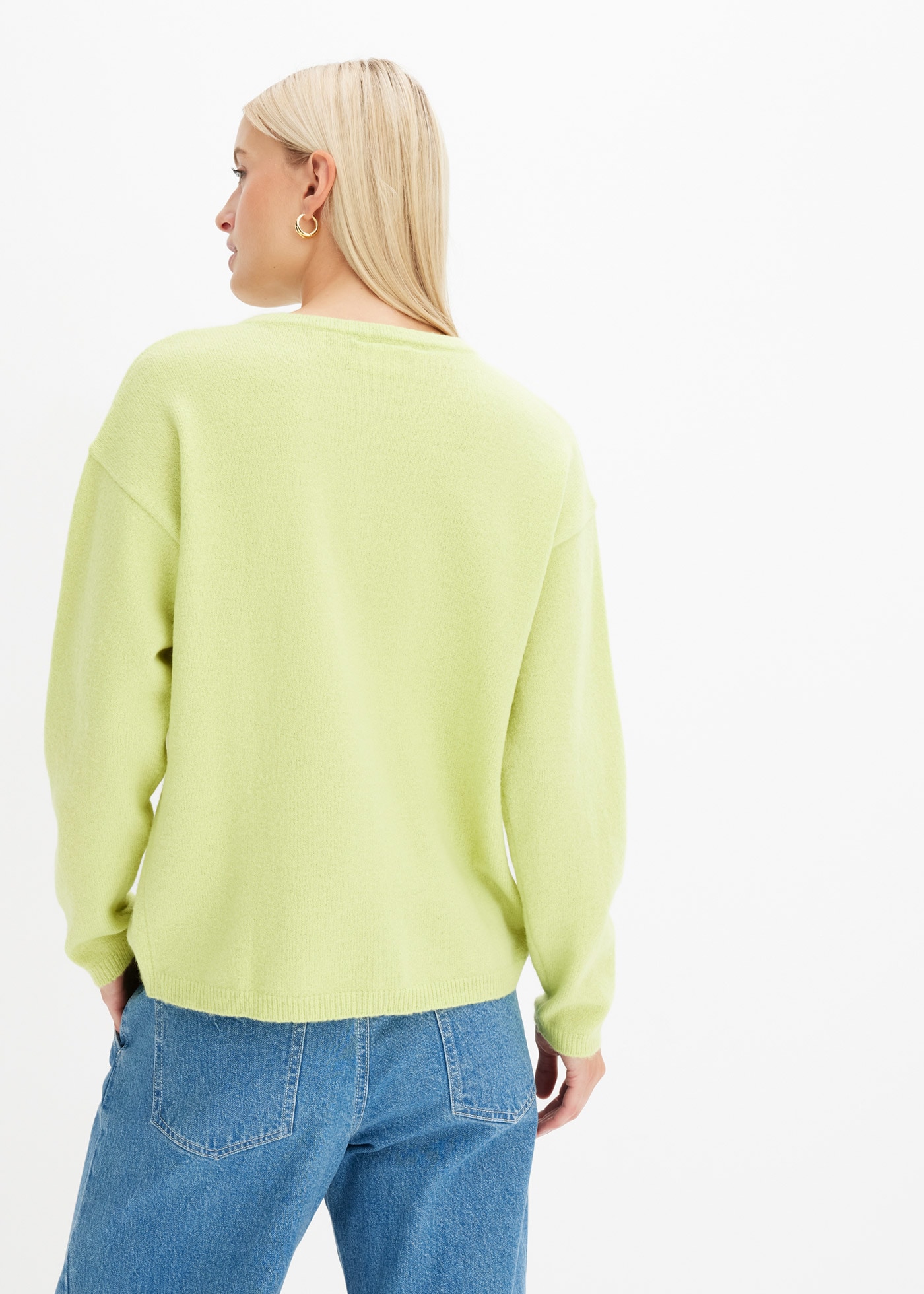 bonprix Strickjacke »Feinstrickjacke« lässig geschnittene Passform, Feinstrick, eleganter Stil