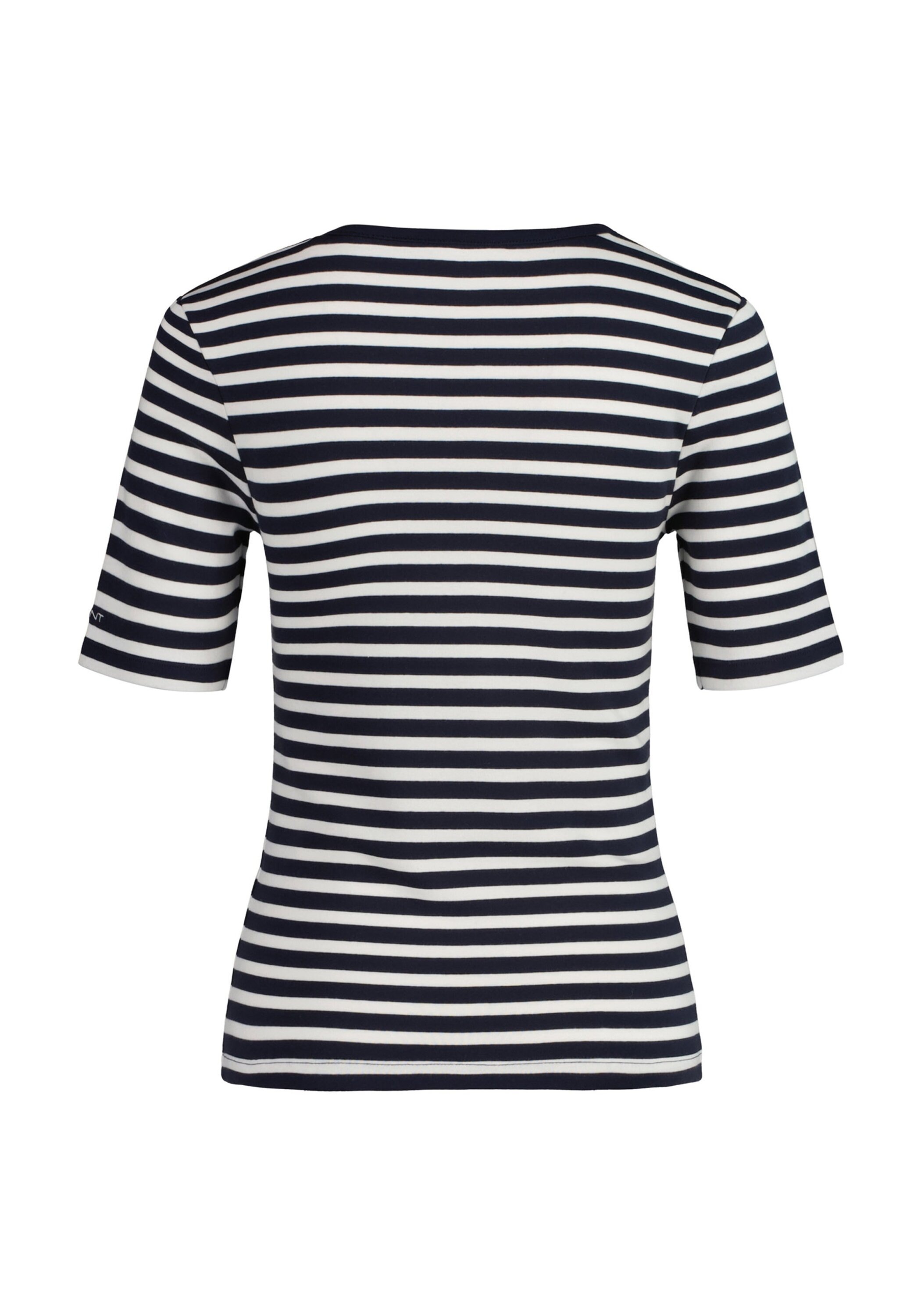 Gant T-Shirt »T-Shirt SLIM STRIPED 1X1 RIBBED T-SHIRT 1er Pack«