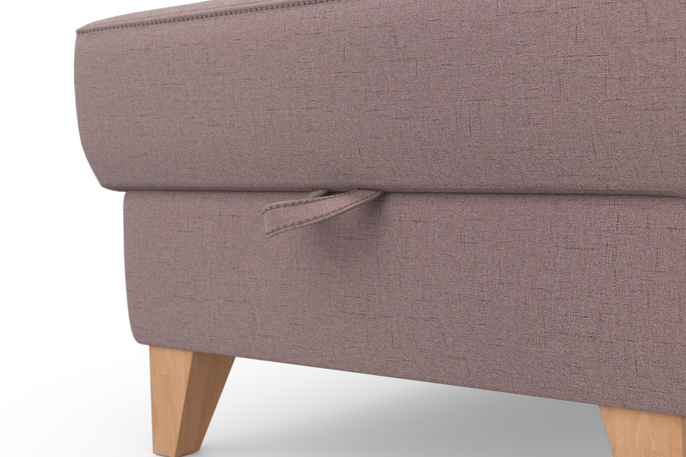sit&more Ecksofa »Visby L-Form«, Wahlweise mit Bettfunktion und Bettkasten, frei im Raum stellbar