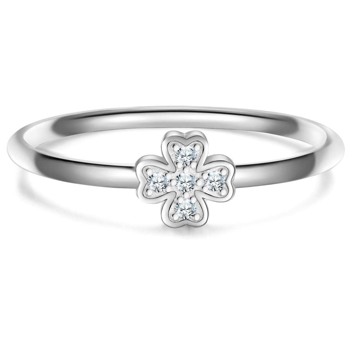 Silberring GLANZSTÜCKE MÜNCHEN "GSM2246" Gr. 58, silber, Fingerringe, Damen, 58, Silber 925 (Sterlingsilber), 1,4mm, Silberring, aus Sterling Silber