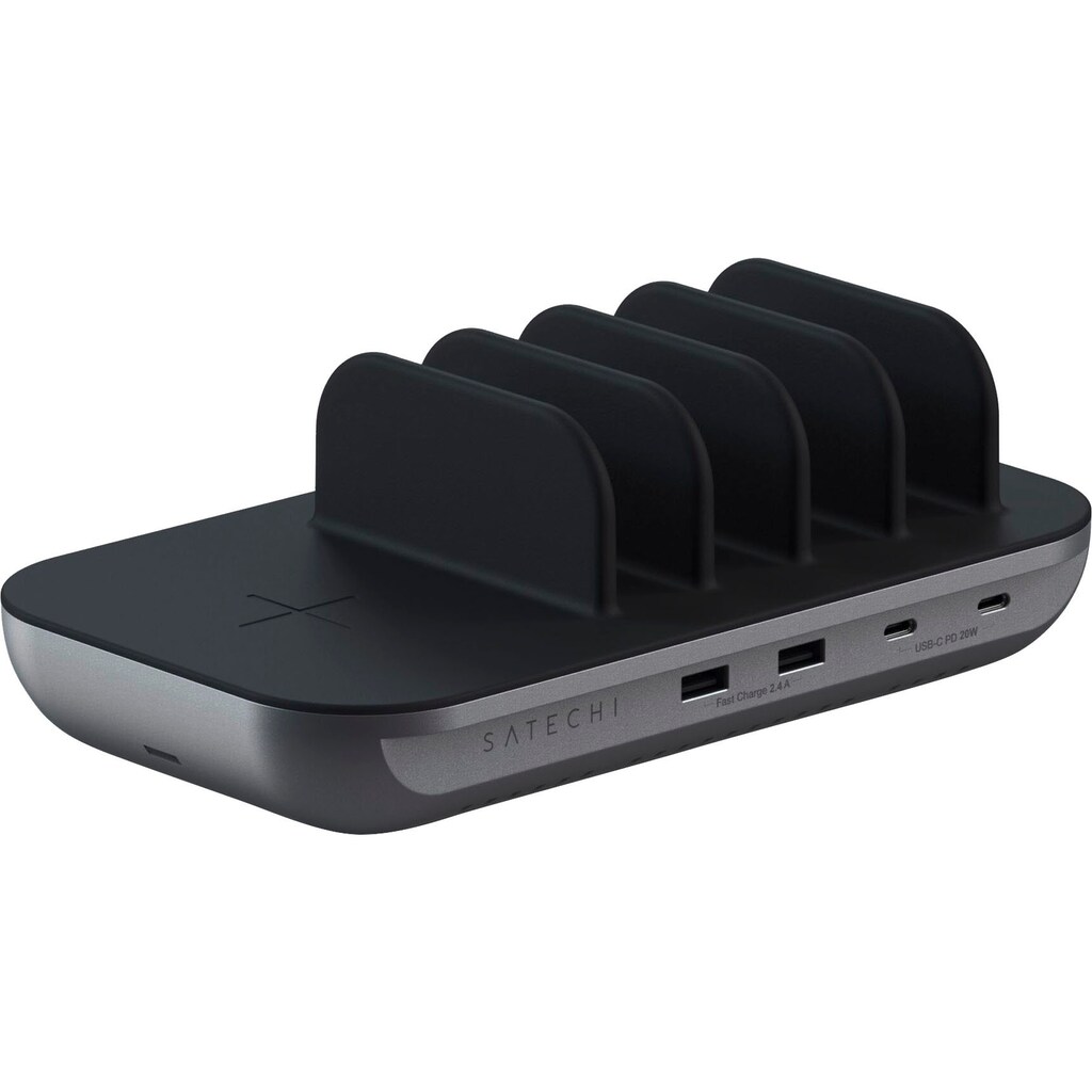 Satechi Wireless Charger »Dock5 Multi-Device Charging Station«, (1 St.)