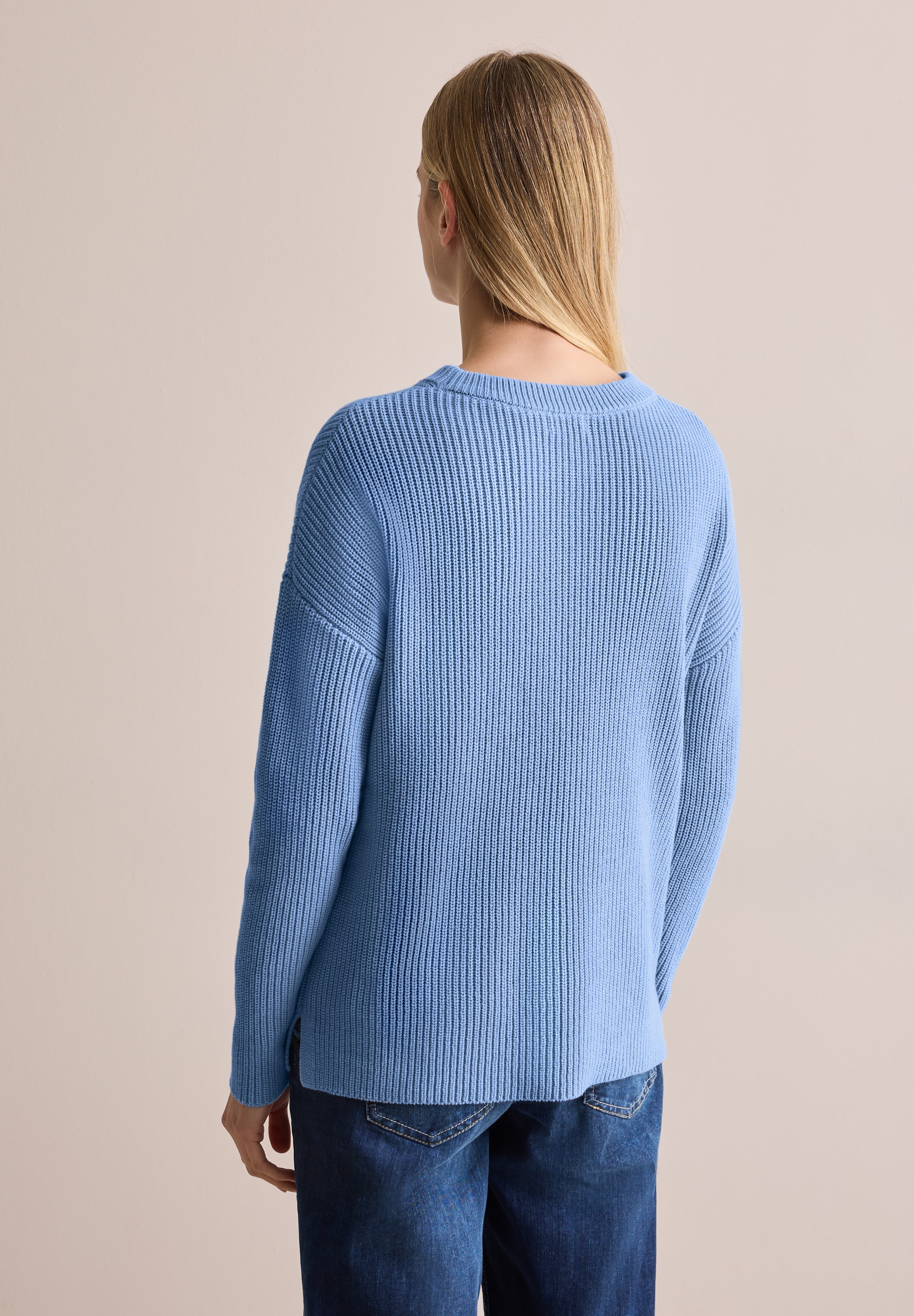 Cecil Strickpullover, mit Rundhalsausschnitt