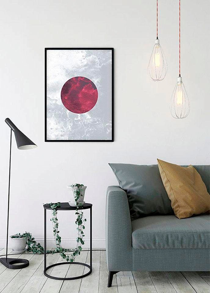 Komar Bild »Solum Ignis« Abstrakt 1 Stk. tlg. Wandbild zur Dekoration - ohne Rahmen