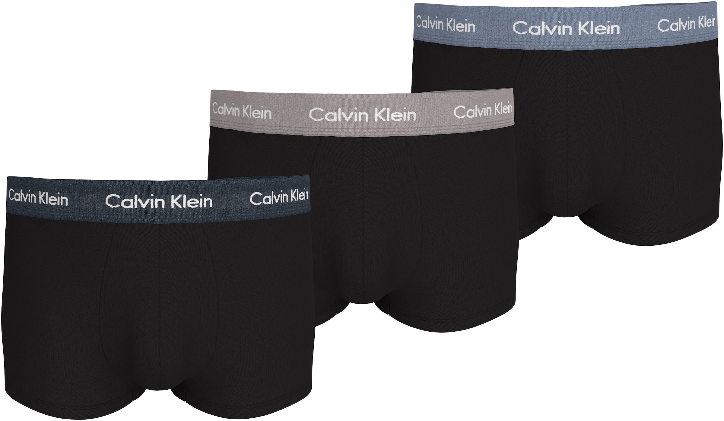 Calvin Klein Underwear Trunk, (Packung, 3 St., 3er-Pack), mit Logoschriftzug am Wäschebund