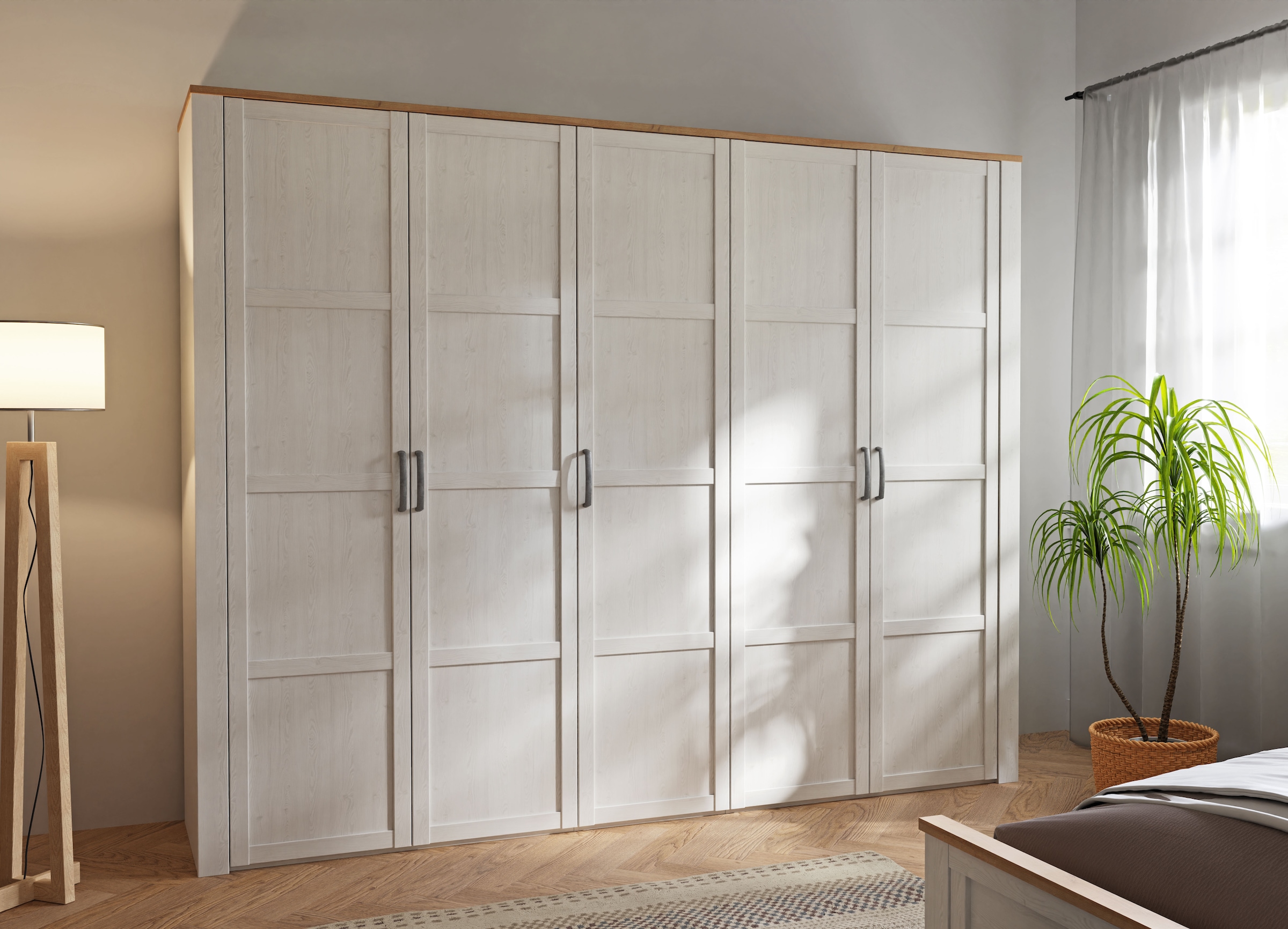 FORTE Kleiderschrank »Bohol« Höhe 214 cm, 5türig , SoftClose