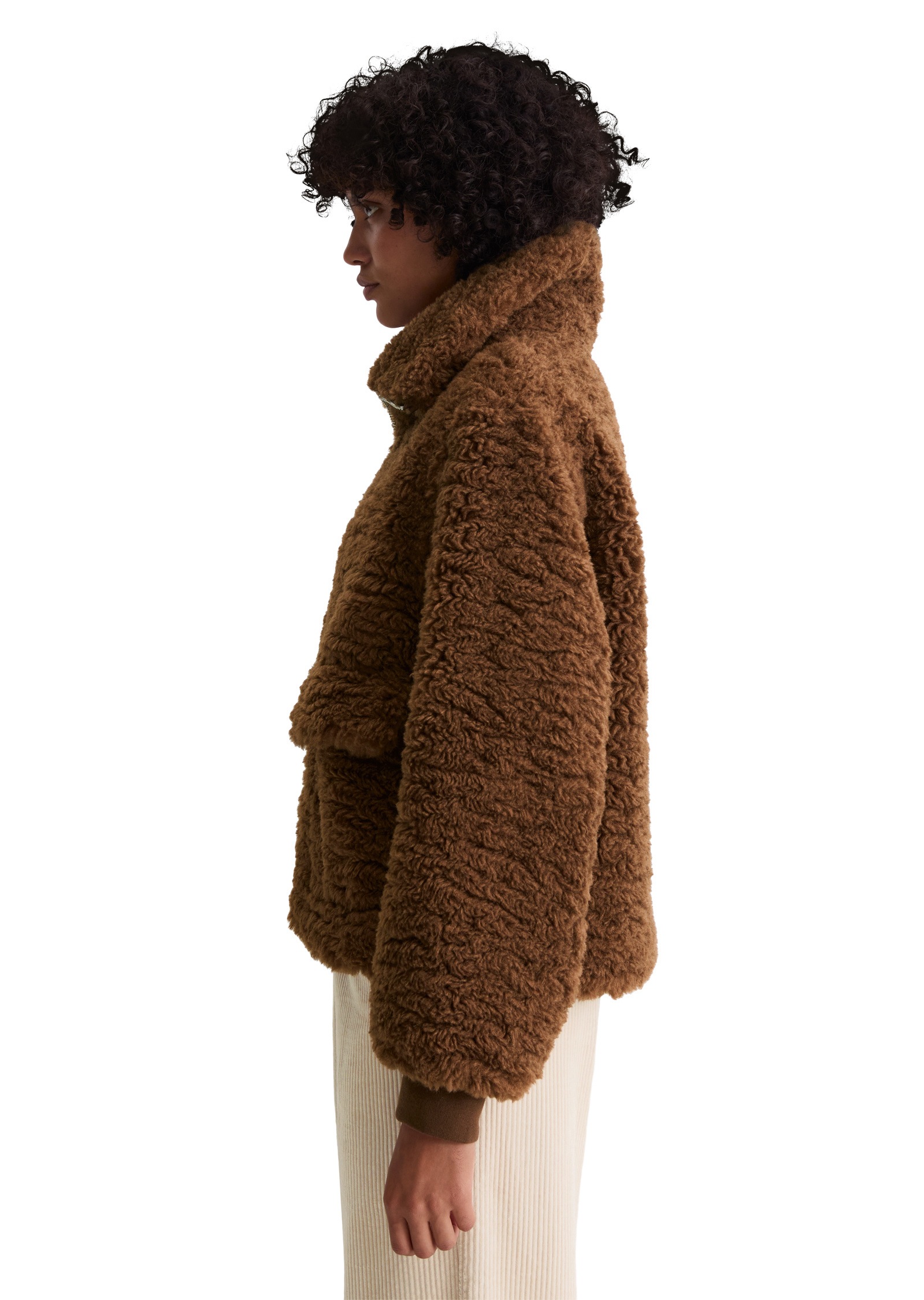 Marc O'Polo Outdoorjacke »aus recyceltem Polyester« ohne Kapuze