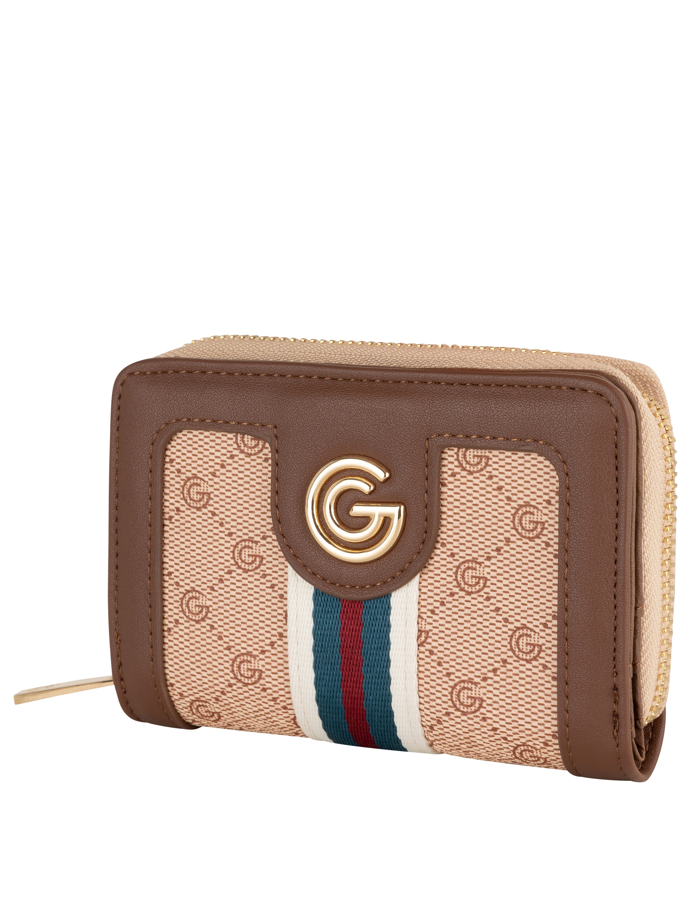 GABRIELLA G By Gabriella Gucci Geldbörse »CHIARA« Damen Geldbeutel, Portemonnaie mit umlaufendem Reißverschluss