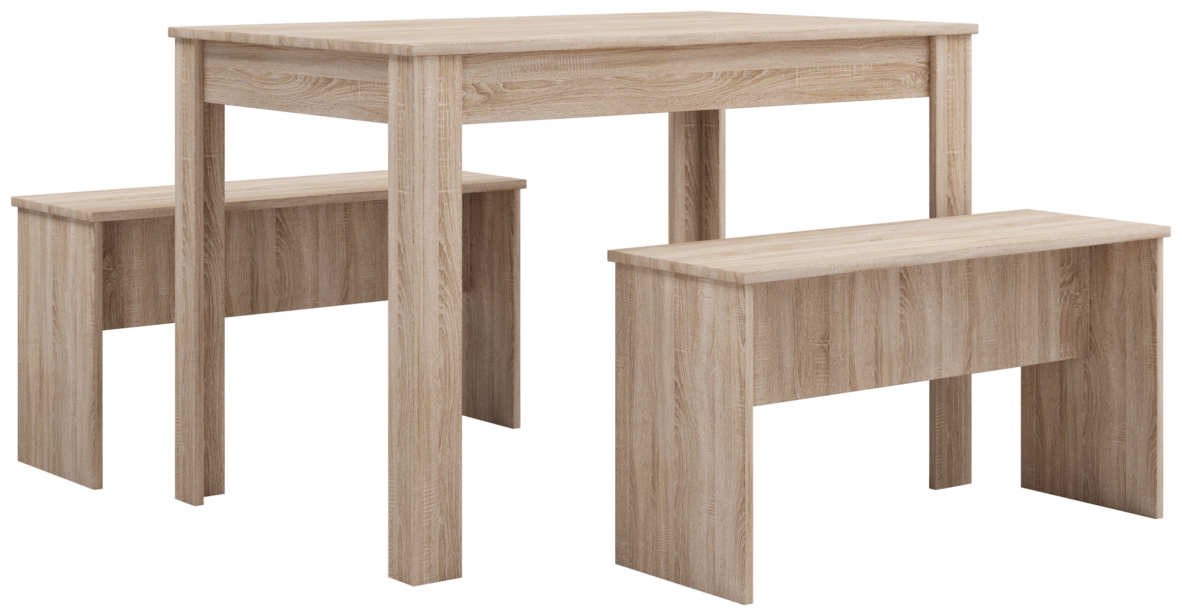 VCM Essgruppe »Holz Essgruppe Tischgruppe Tisch Bänke Esal XL«