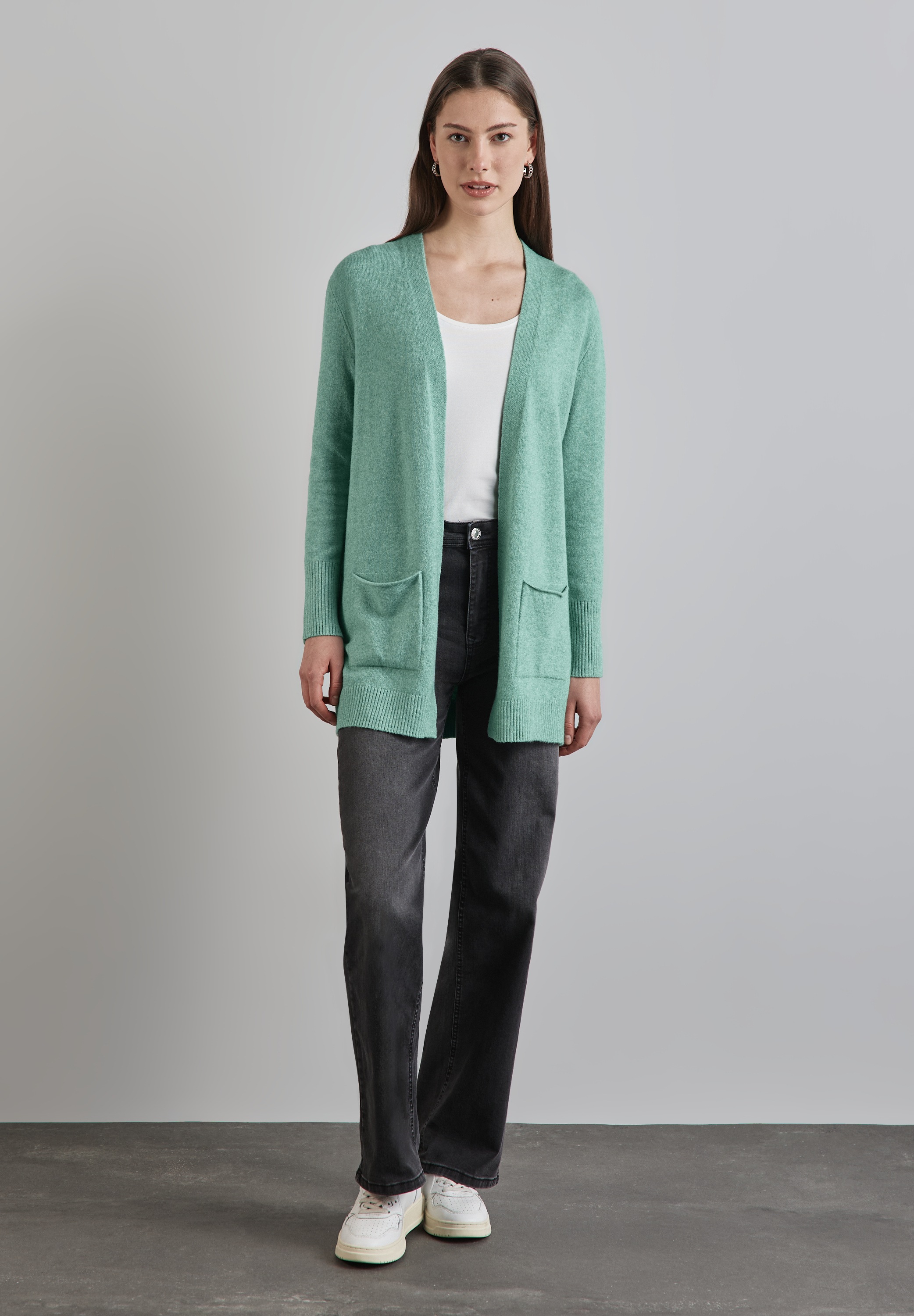 Thumbnail - STREET ONE Cardigan, aus Baumwolle mit Stretchanteil