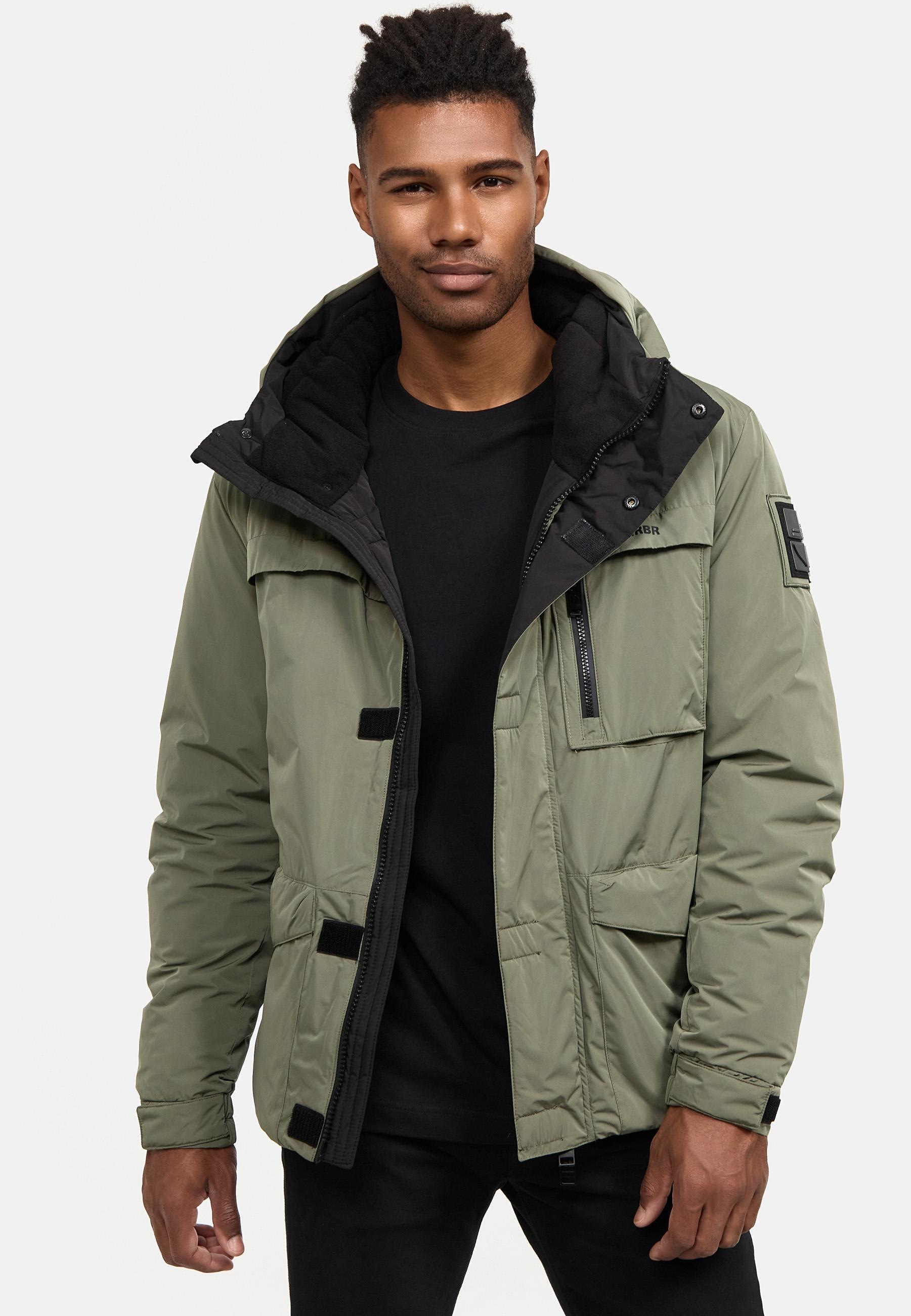 Stone Harbour Winterjacke »Yorchii XX«, mit Kapuze, Herren Outdoorjacke mit Fleece-Innenfutter