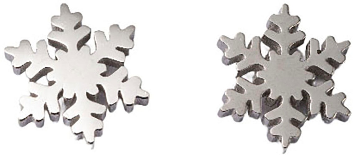 Firetti Ohrstecker-Set »Schmuck Geschenk Edelstahl Ohrschmuck Ohrringe Hirsch Eiskristall«, (Set, 4 tlg.), Made in Germany