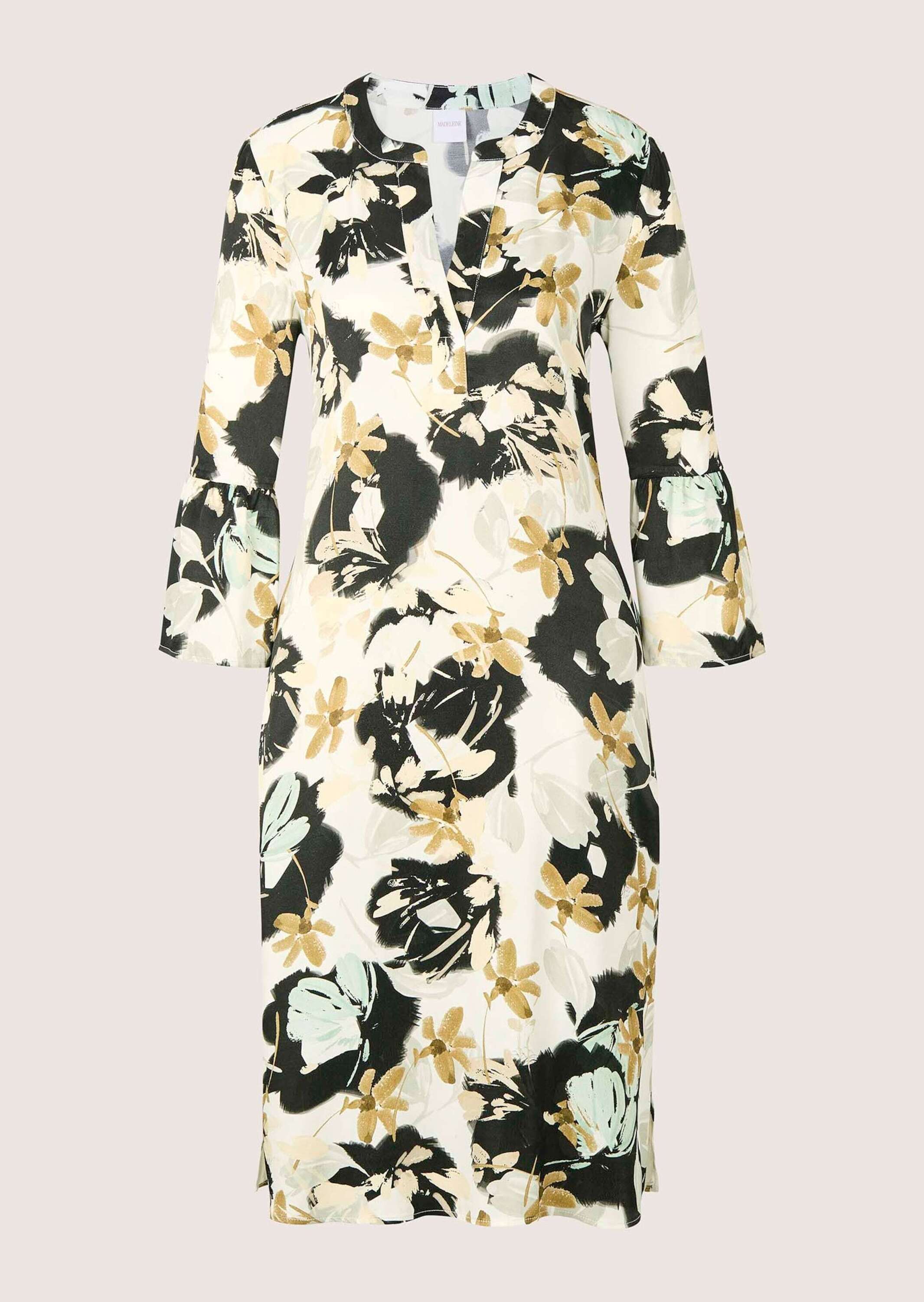 MADELEINE "Viskosekleid Print-Kleid mit Volants" Volants