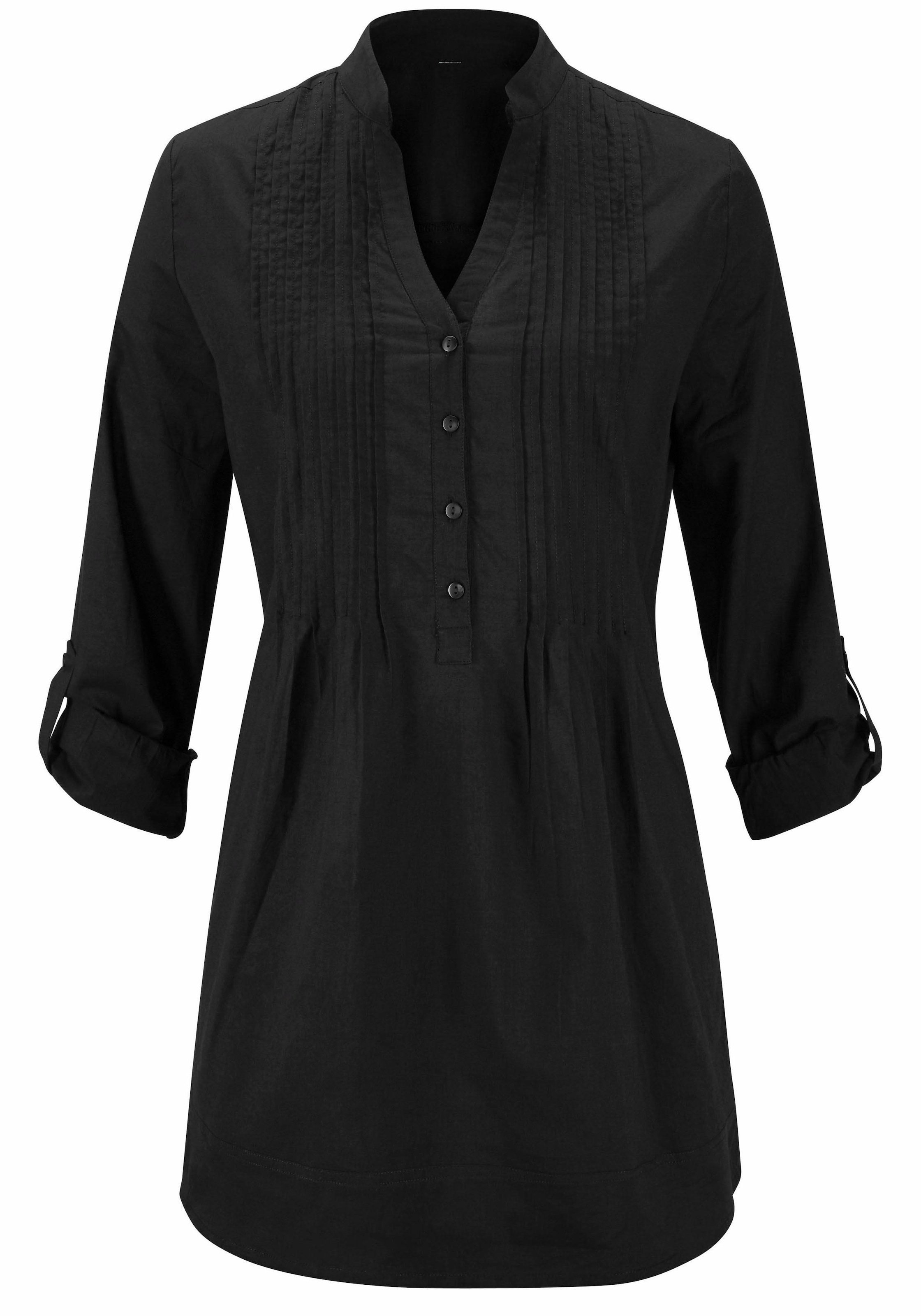 Aniston CASUAL Longbluse, mit dekorativer Biesenverarbeitung