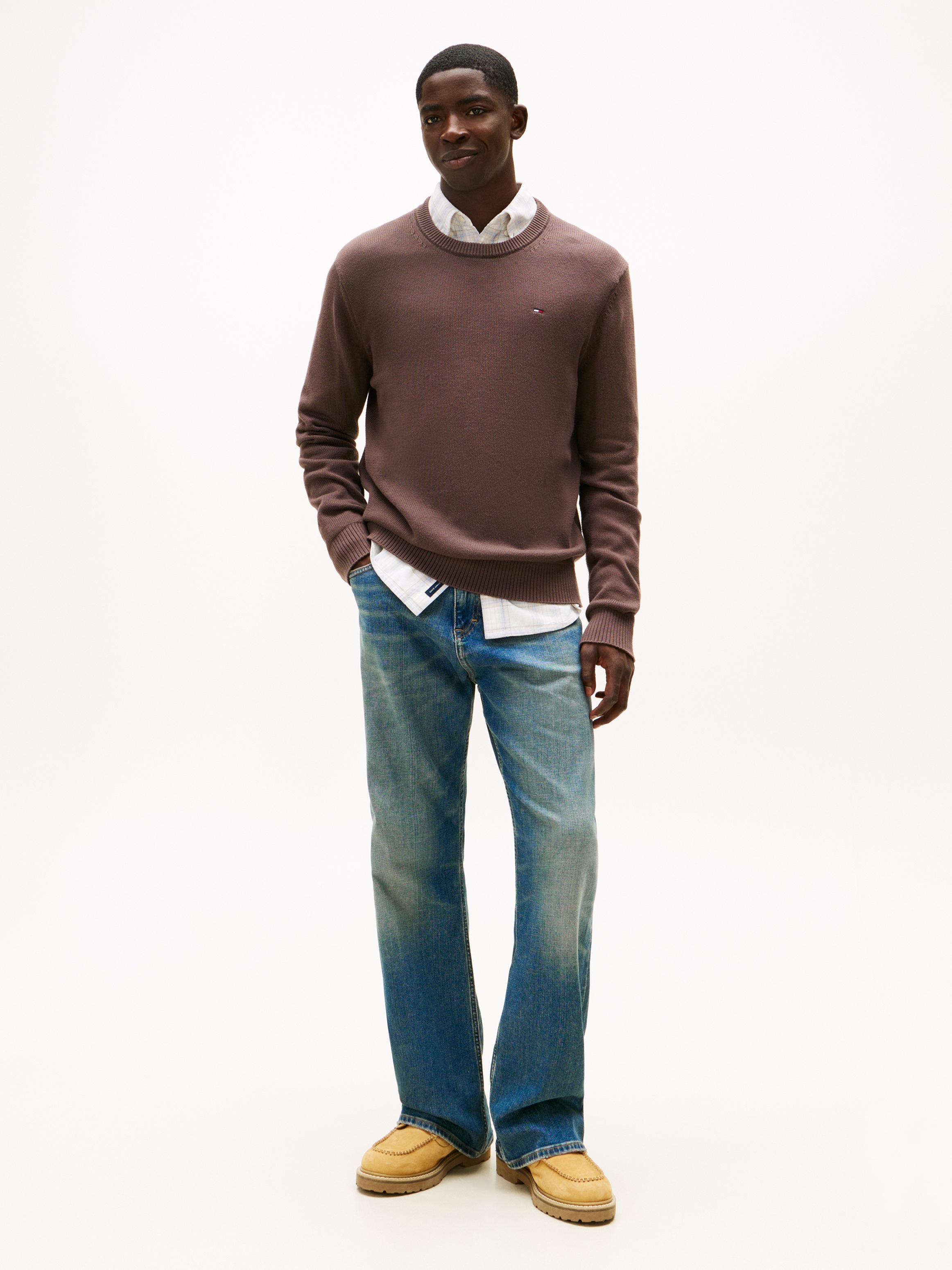 Thumbnail - Tommy Jeans Rundhalspullover Slim fit mit Rundhalsausschnitt