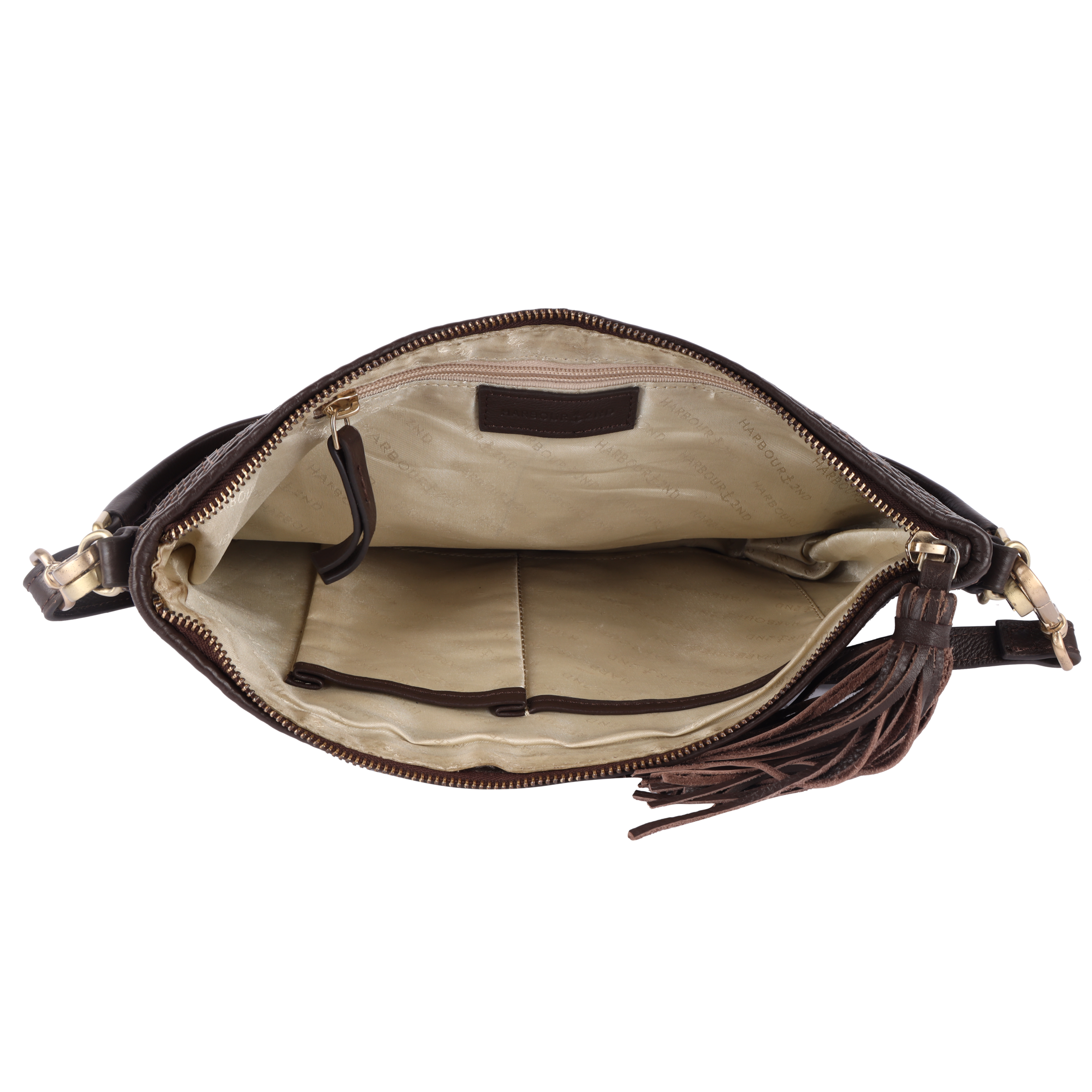 HARBOUR 2nd Clutch »Ivellina« Damen Handtasche, Umhängetasche, Schultertasche mit modischen Fransen