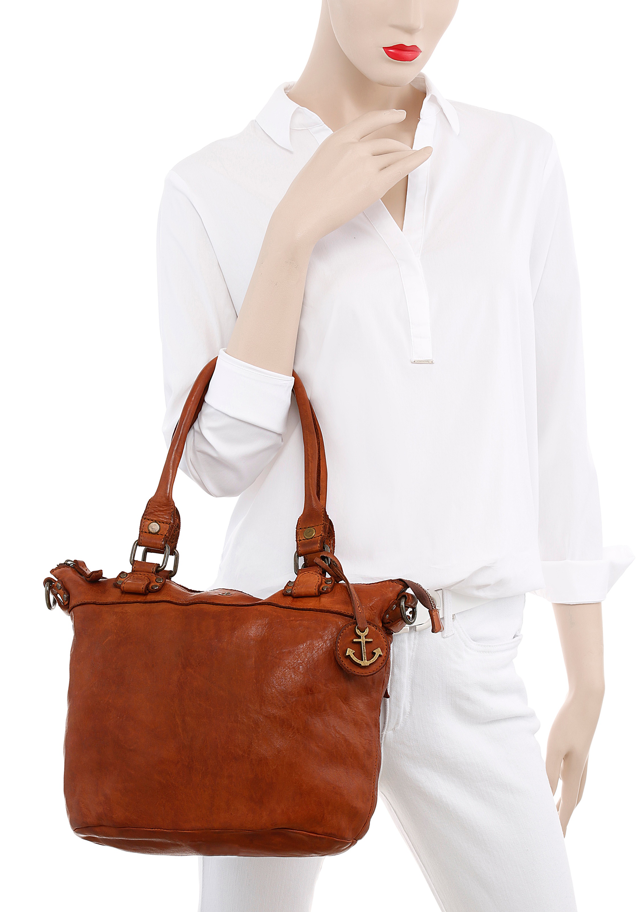 HARBOUR 2nd "Bianca" aus Leder mit typischen Marken-Anker-Label und Schmuck günstig online kaufen