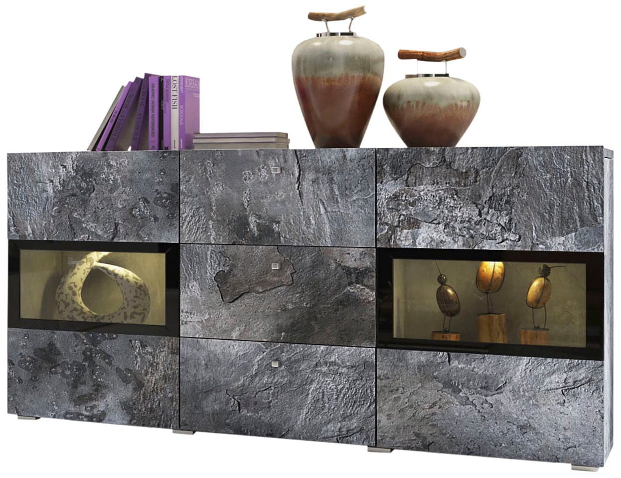 OTTO home Sideboard "Baros" Breite 132 cm günstig online kaufen