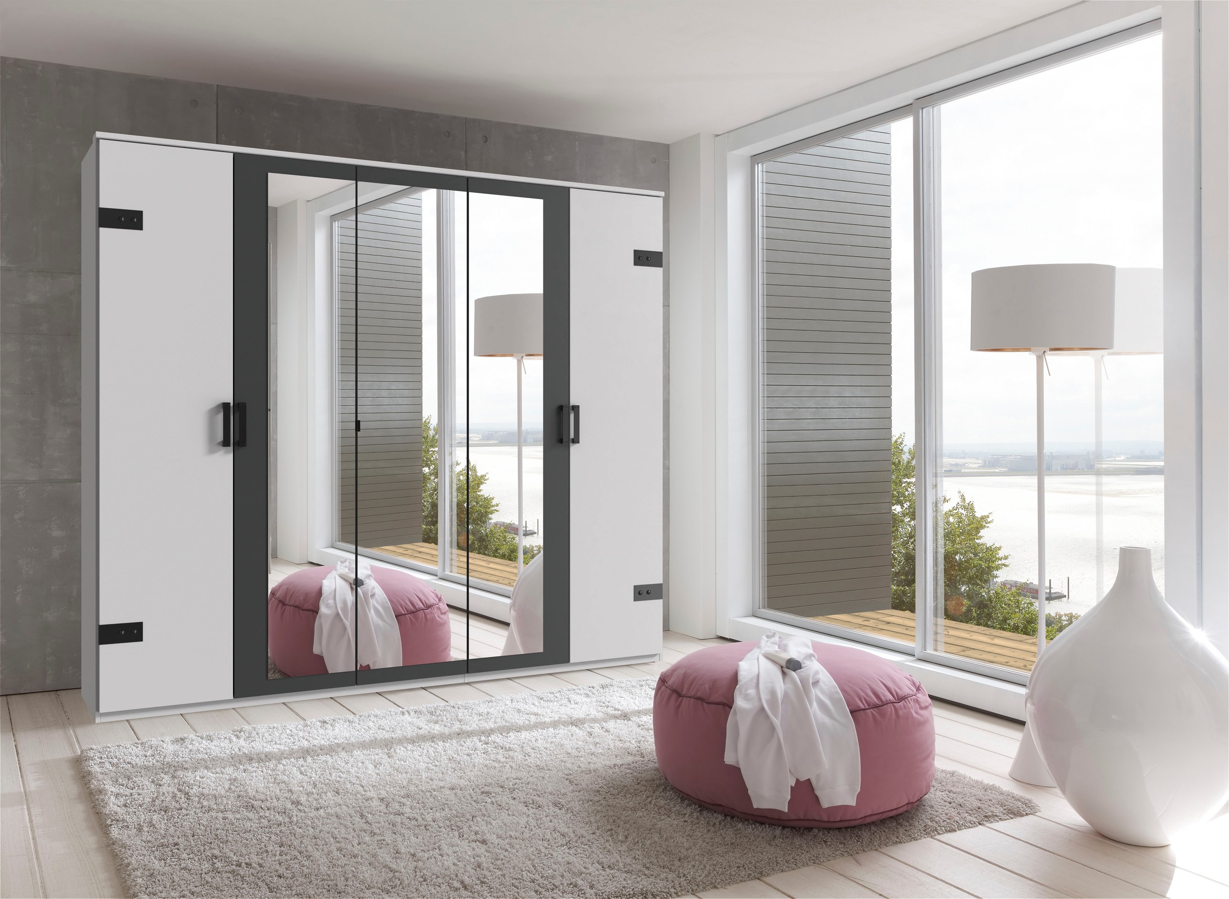 Wimex Kleiderschrank "Stockholm, rustikale Optik im Industrial Design, Made günstig online kaufen