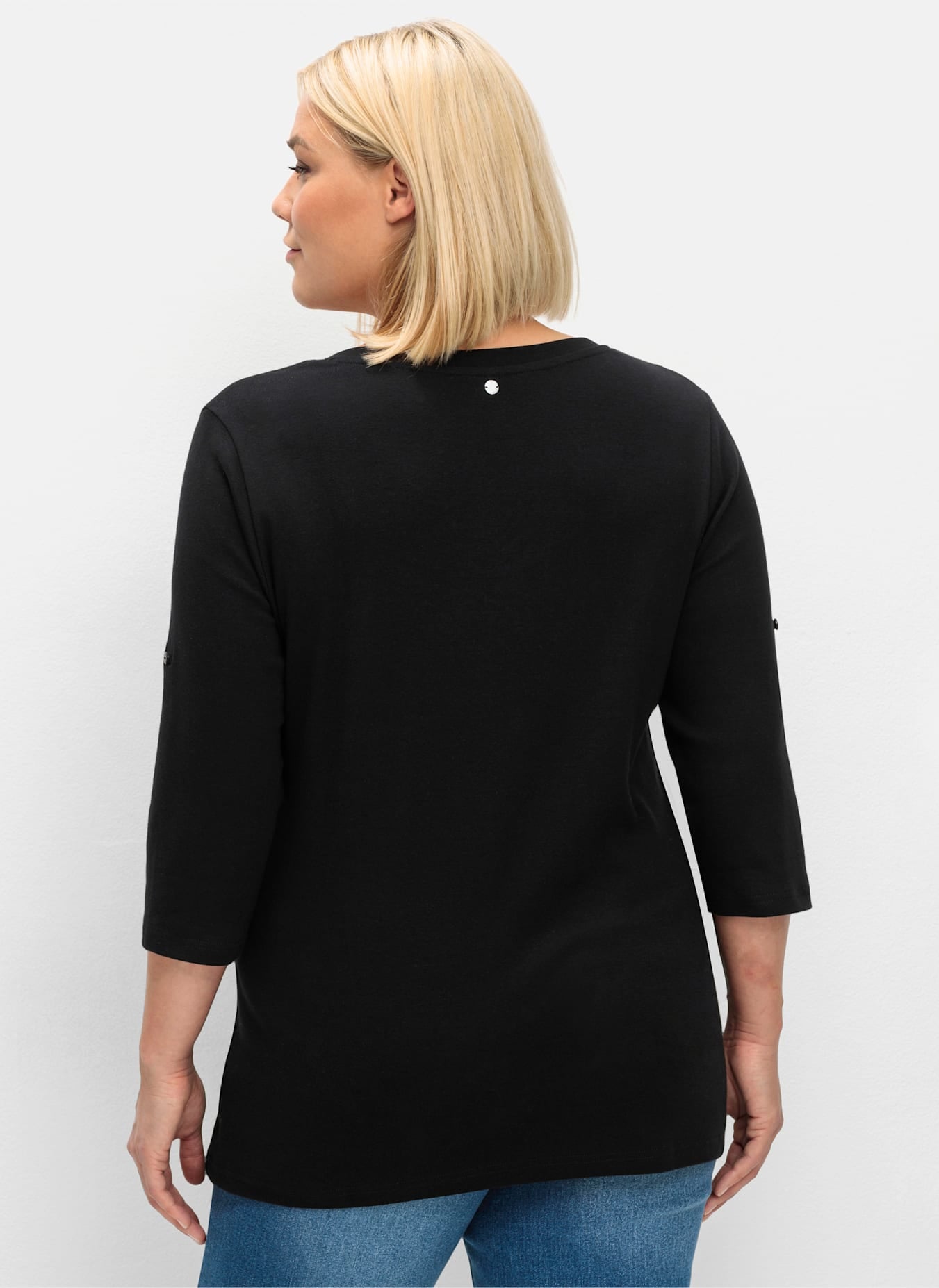 Sheego 3/4-Arm-Shirt »3/4-Arm-Shirt«, (1 tlg.)
