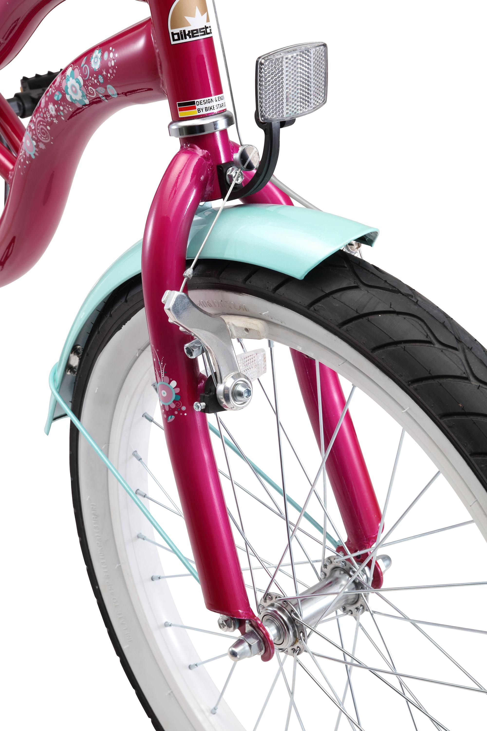 Bikestar Jugendfahrrad »Cruiser«, 1 Gang, für Damen