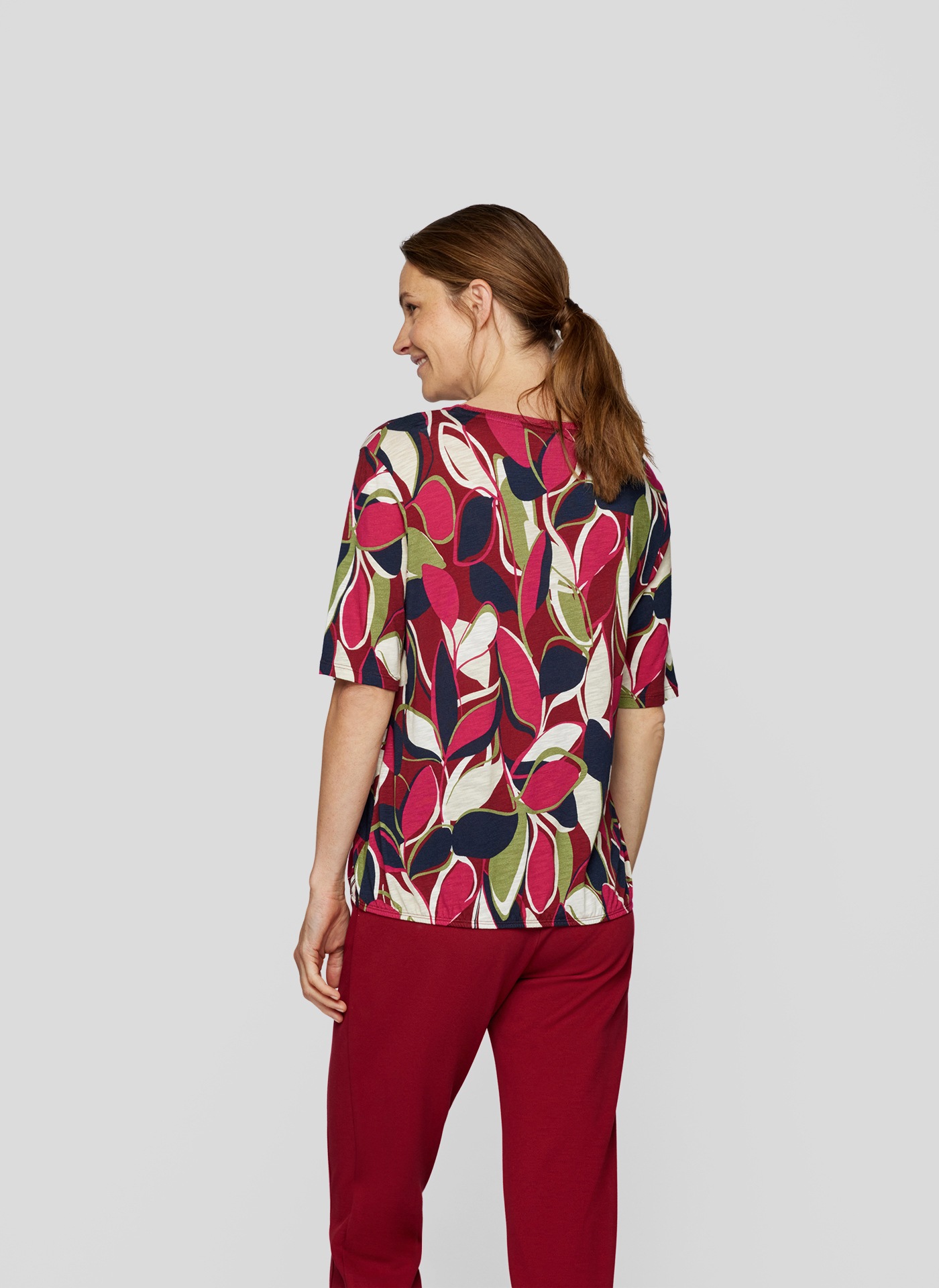 Rabe Print-Shirt »RABE Blätter-Print-Shirt für Damen«