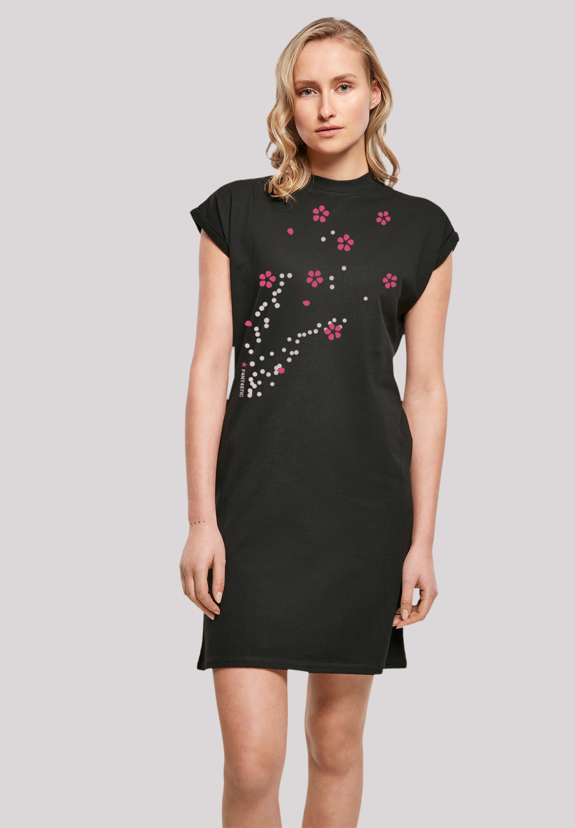 F4NT4STIC Shirtkleid "Blumen Ranke" Ohne Taschen Print günstig online kaufen