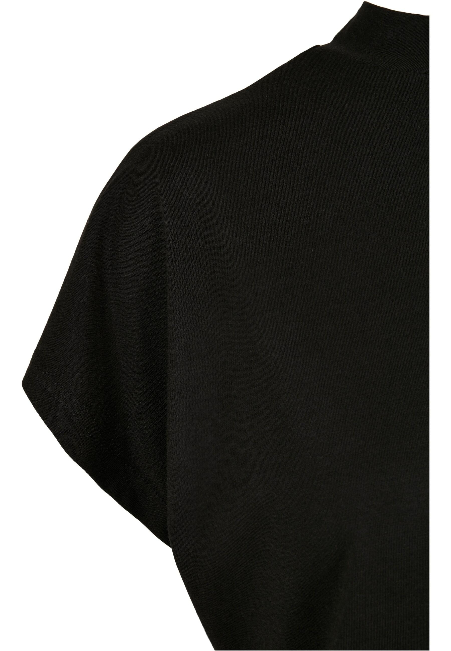 URBAN CLASSICS Kurzarmshirt »Urban Classics Damen Ladies Oversized Cut On Sleeve Viscose Tee«, (1 tlg.)