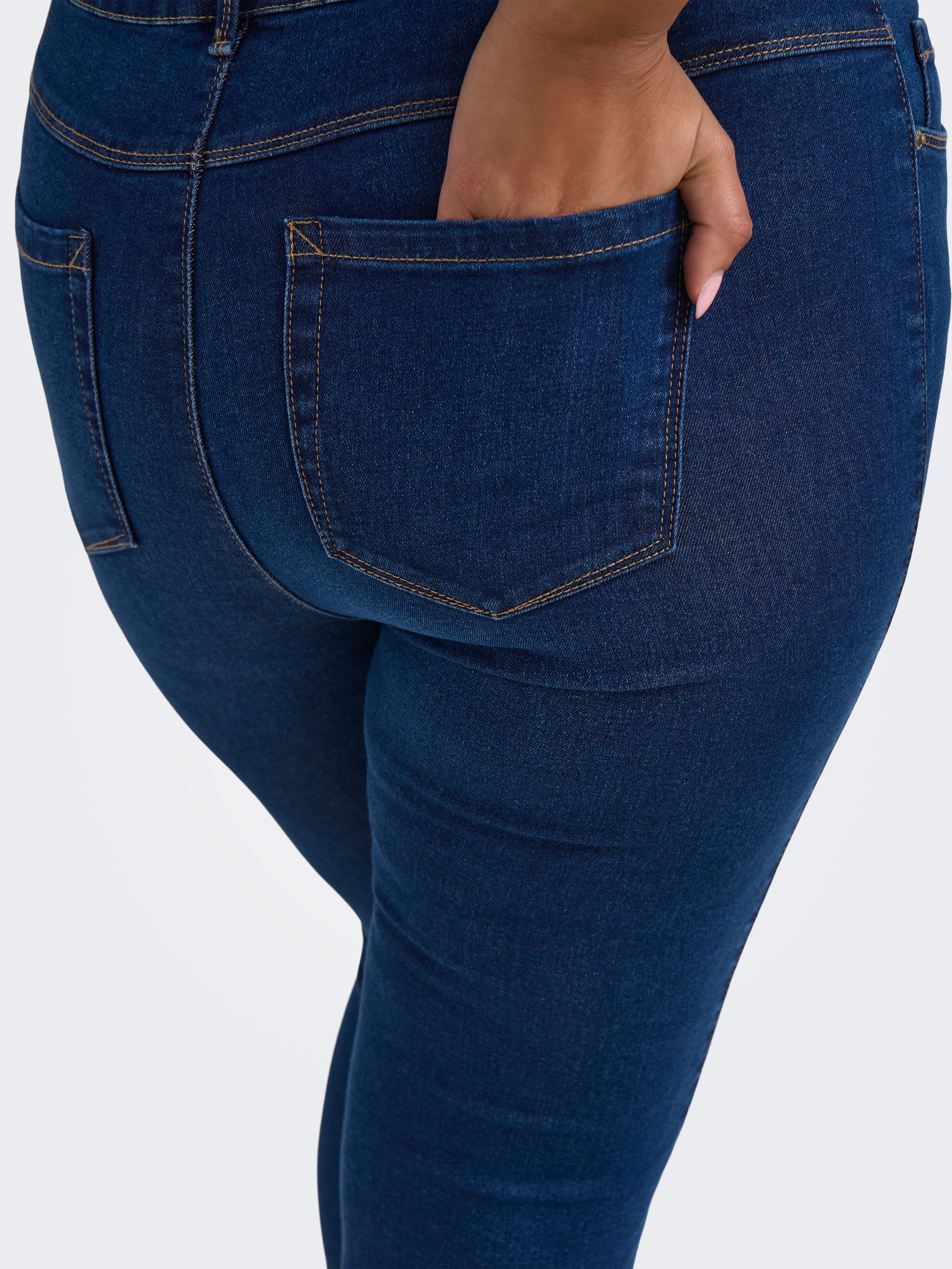 ONLY CARMAKOMA Skinny-fit-Jeans »CARSNOW HW STRETCH SKINNY PIM655 NOOS« Baumwollmischung, High Waist