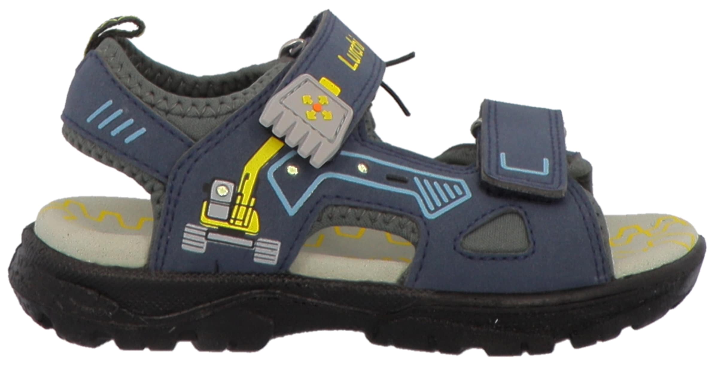 Lurchi Sandale »Blinkschuh WMS: Kodo«, Klettschuh, Outdoorschuh, Größenschablone zum Download
