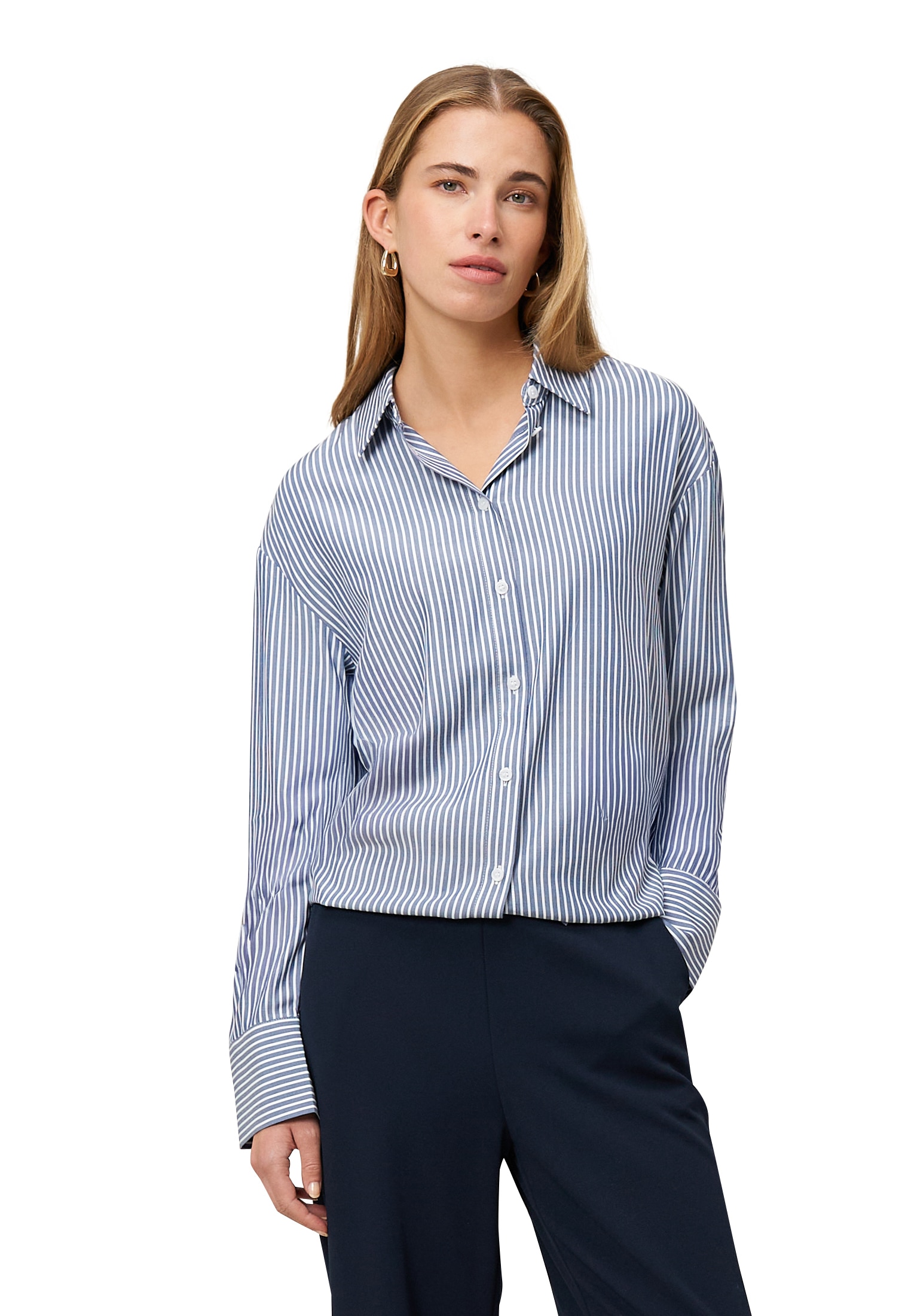 Zero Hemdbluse "Damen mit Streifen" günstig online kaufen