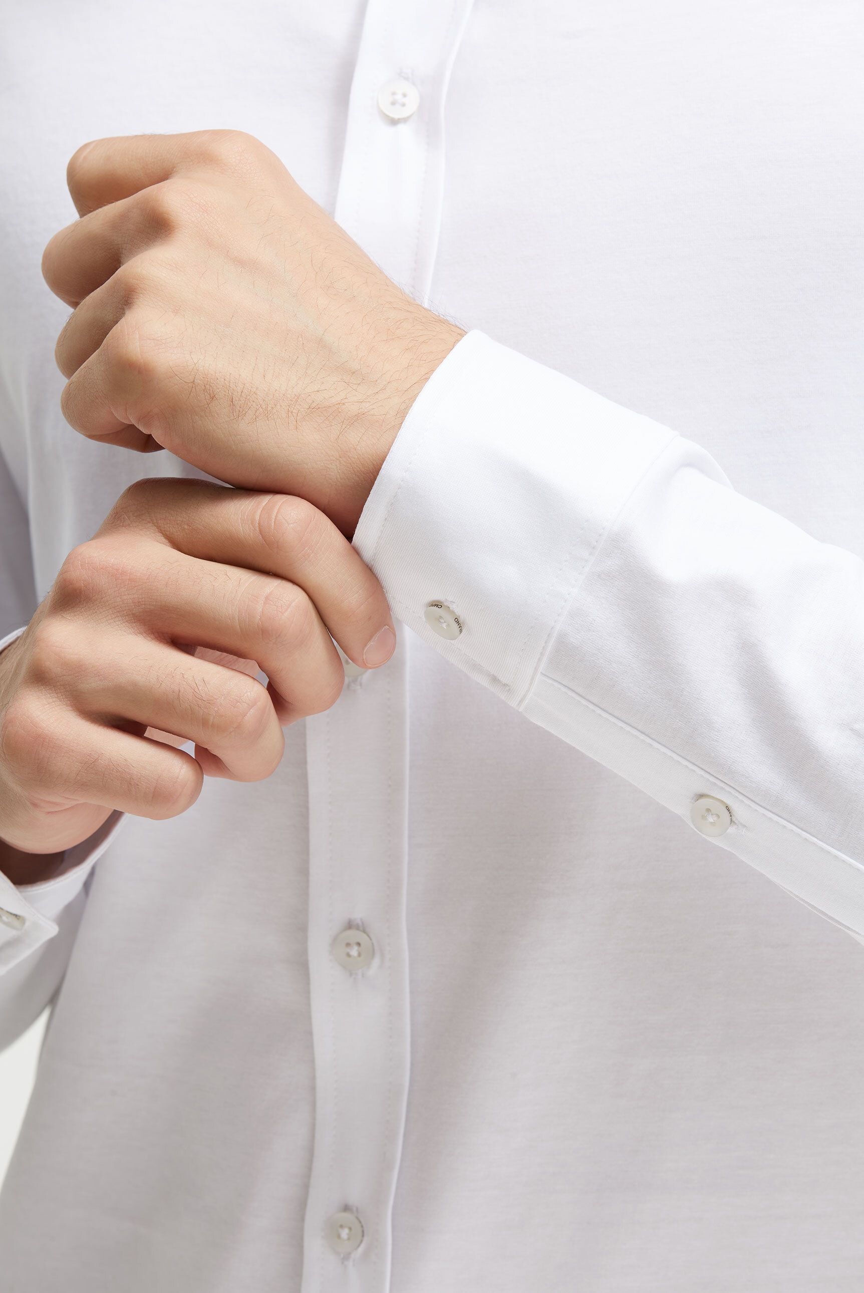 CMPD Langarmhemd aus Baumwolle