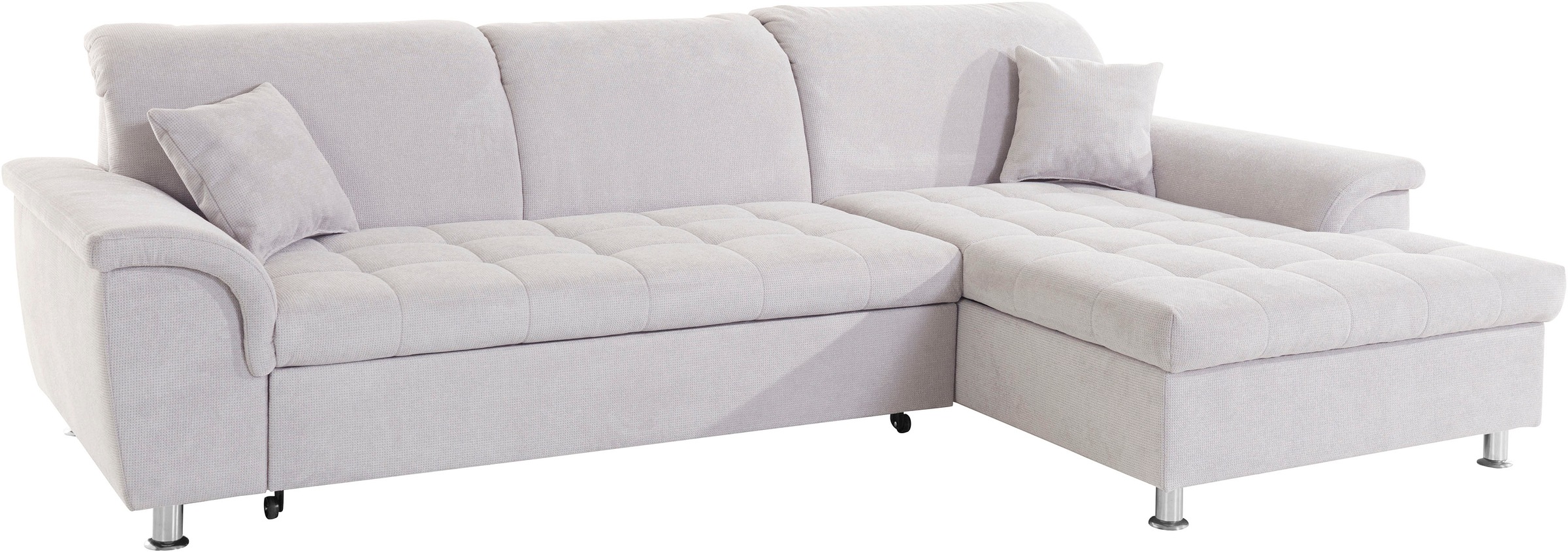 DOMO collection Ecksofa »Franzi L-Form«, wahlweise mit Kopfteilverstellung (dann Tiefe: 170 cm)
