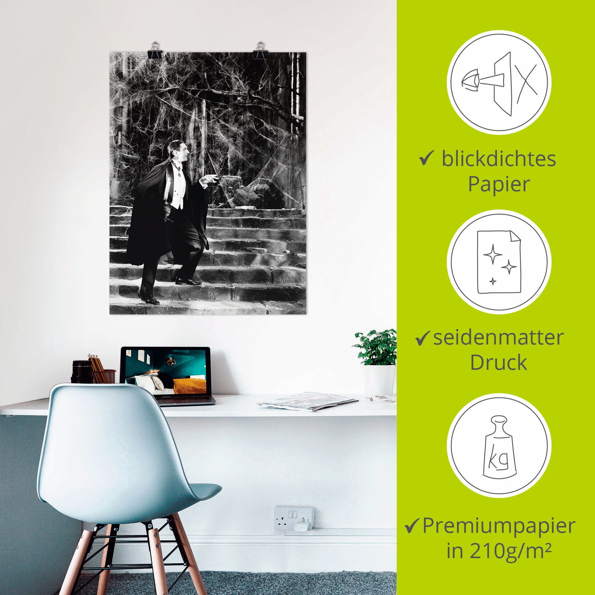 Artland Poster »Dracula 1931« Film 1 Stk. tlg. ohne Rahmen