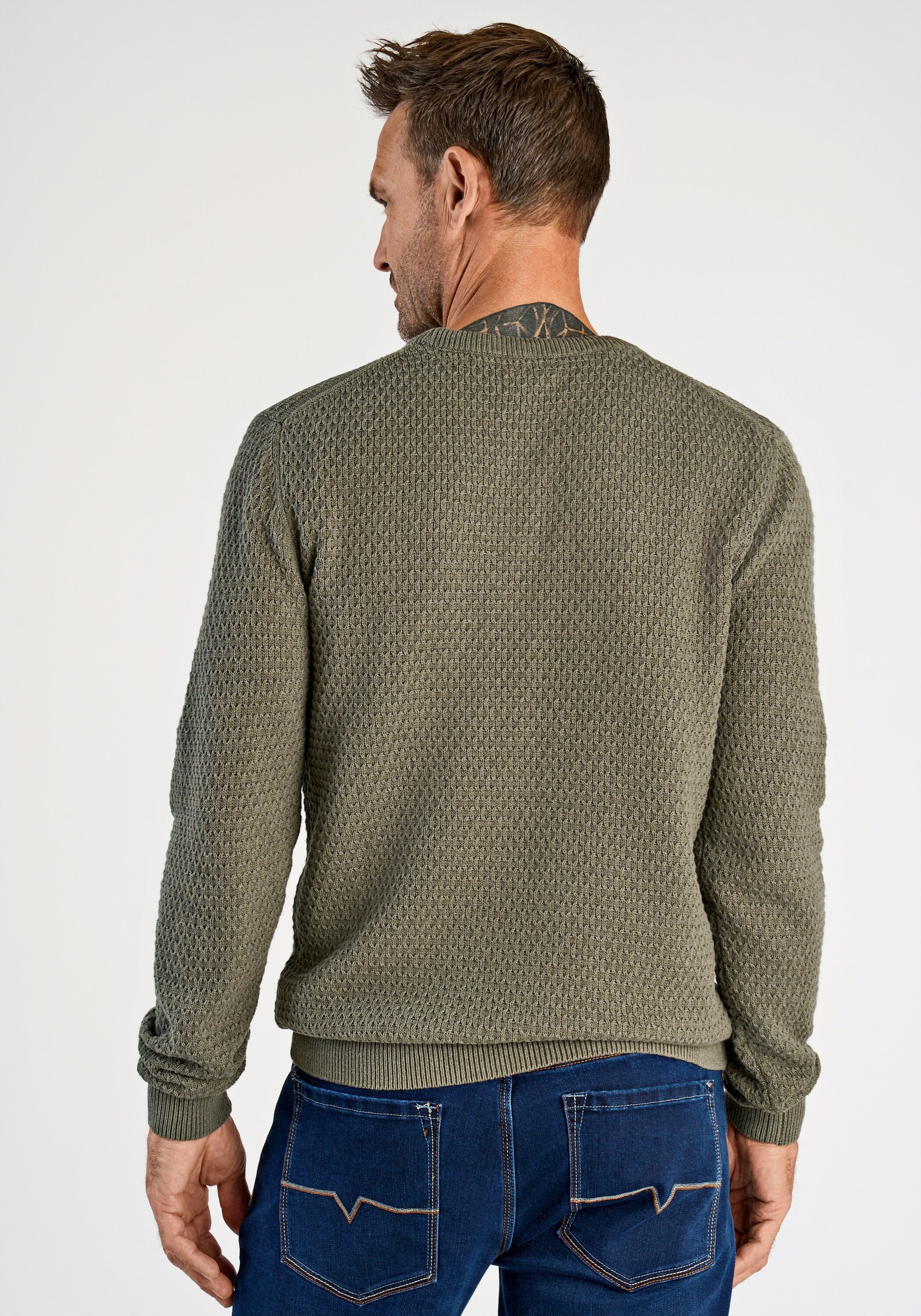 BISON Strickpullover "BISON Strickpullover" günstig online kaufen