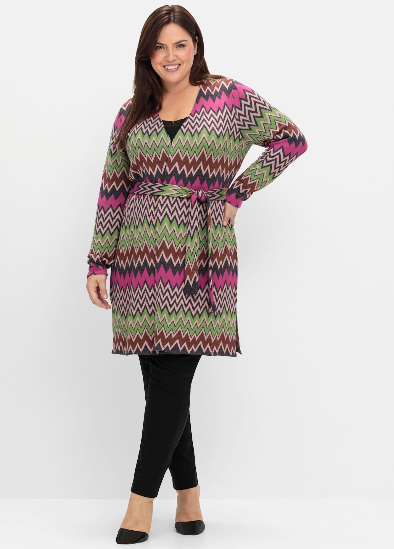 sheego by Joe Browns Longstrickjacke günstig online kaufen