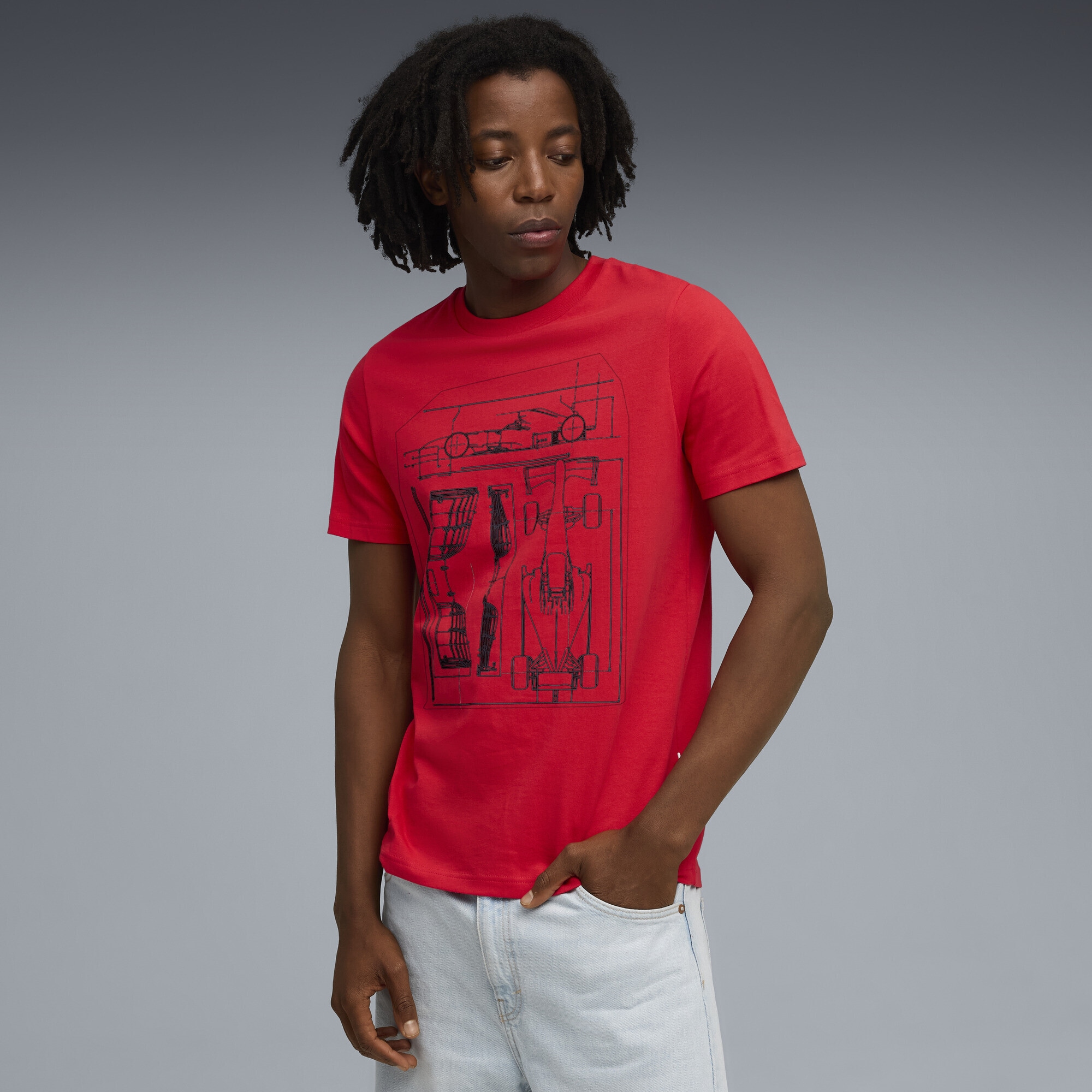 PUMA T-Shirt »Scuderia Ferrari Sportswear Graphic T-Shirt Herren«