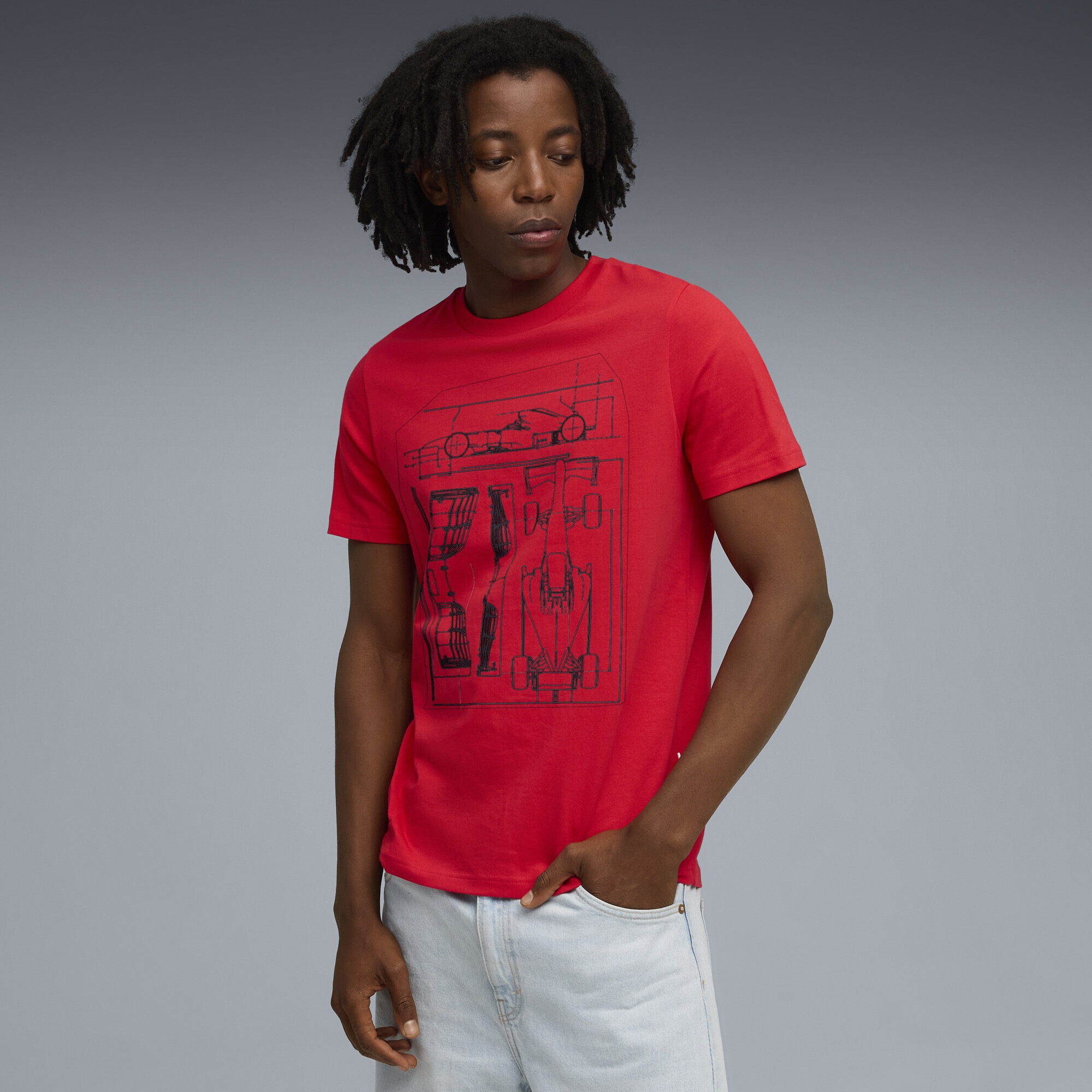 PUMA T-Shirt "Scuderia Ferrari Sportswear Graphic T-Shirt Herren" günstig online kaufen