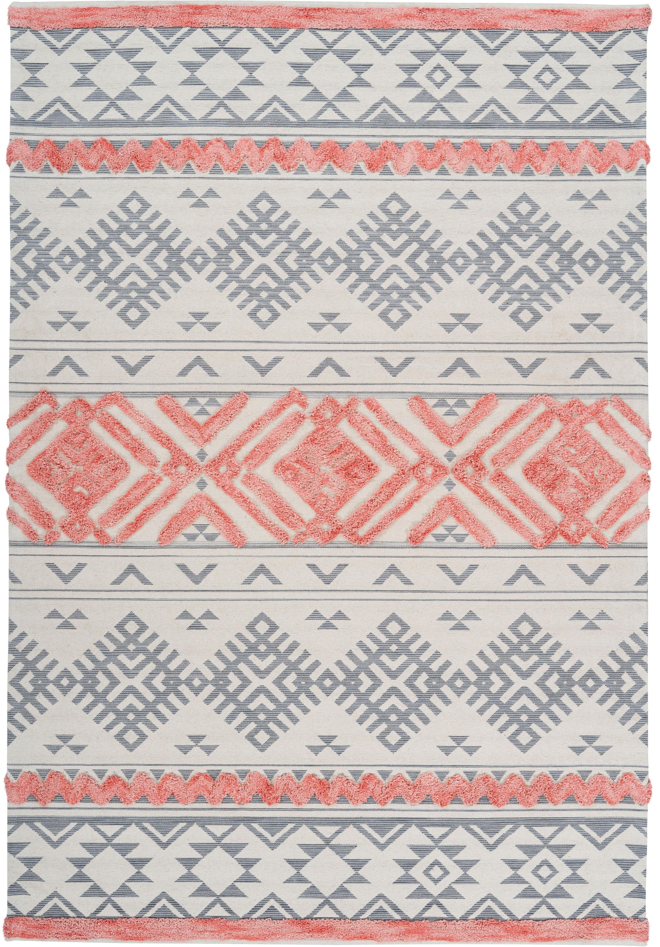 my home Teppich "Darius" rechteckig 10 mm Höhe Hoch-Tief, Pastell, Wohnzimm günstig online kaufen