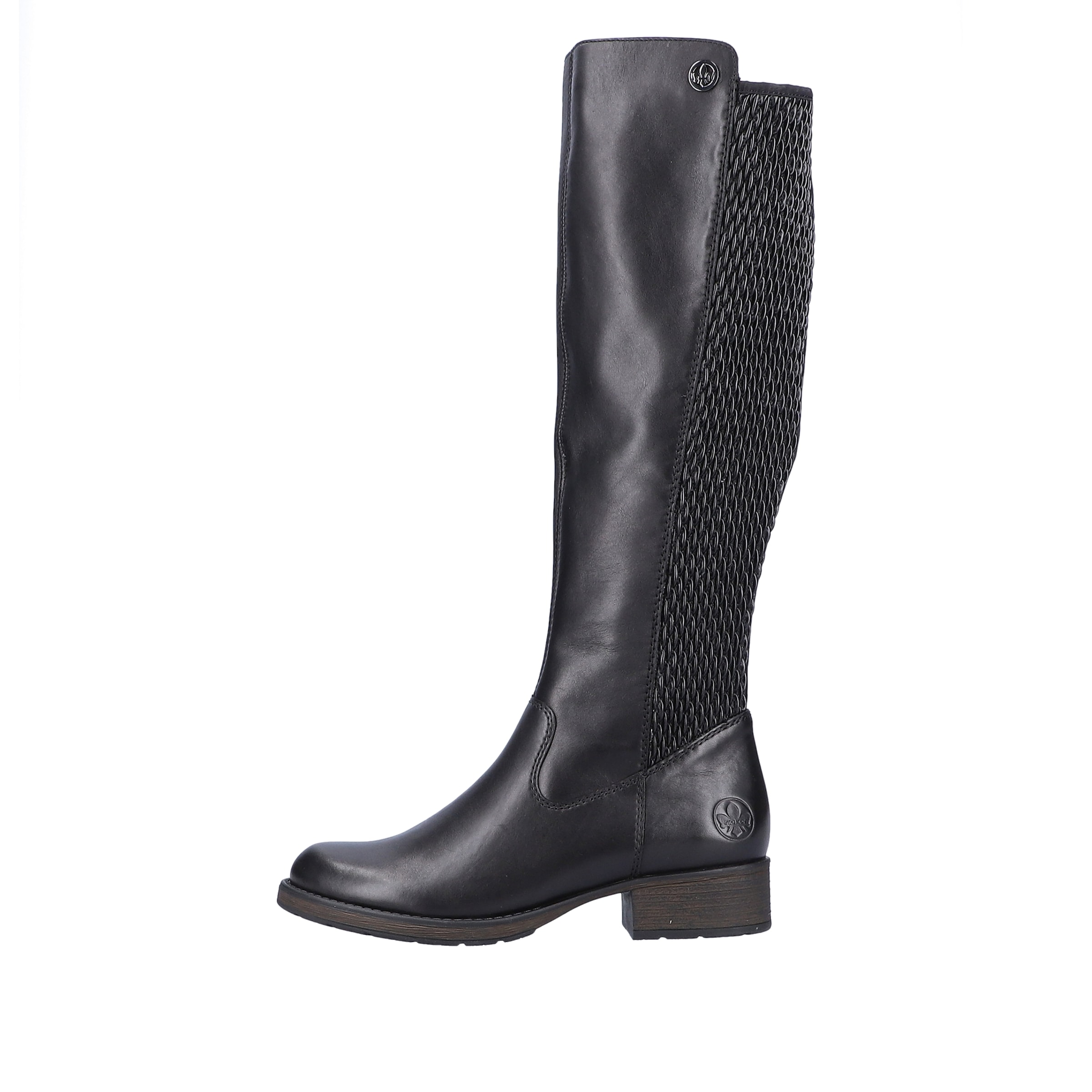 Rieker Stiefel  Langschaftstiefel mit Stretch am Schaft, Blockabsatz