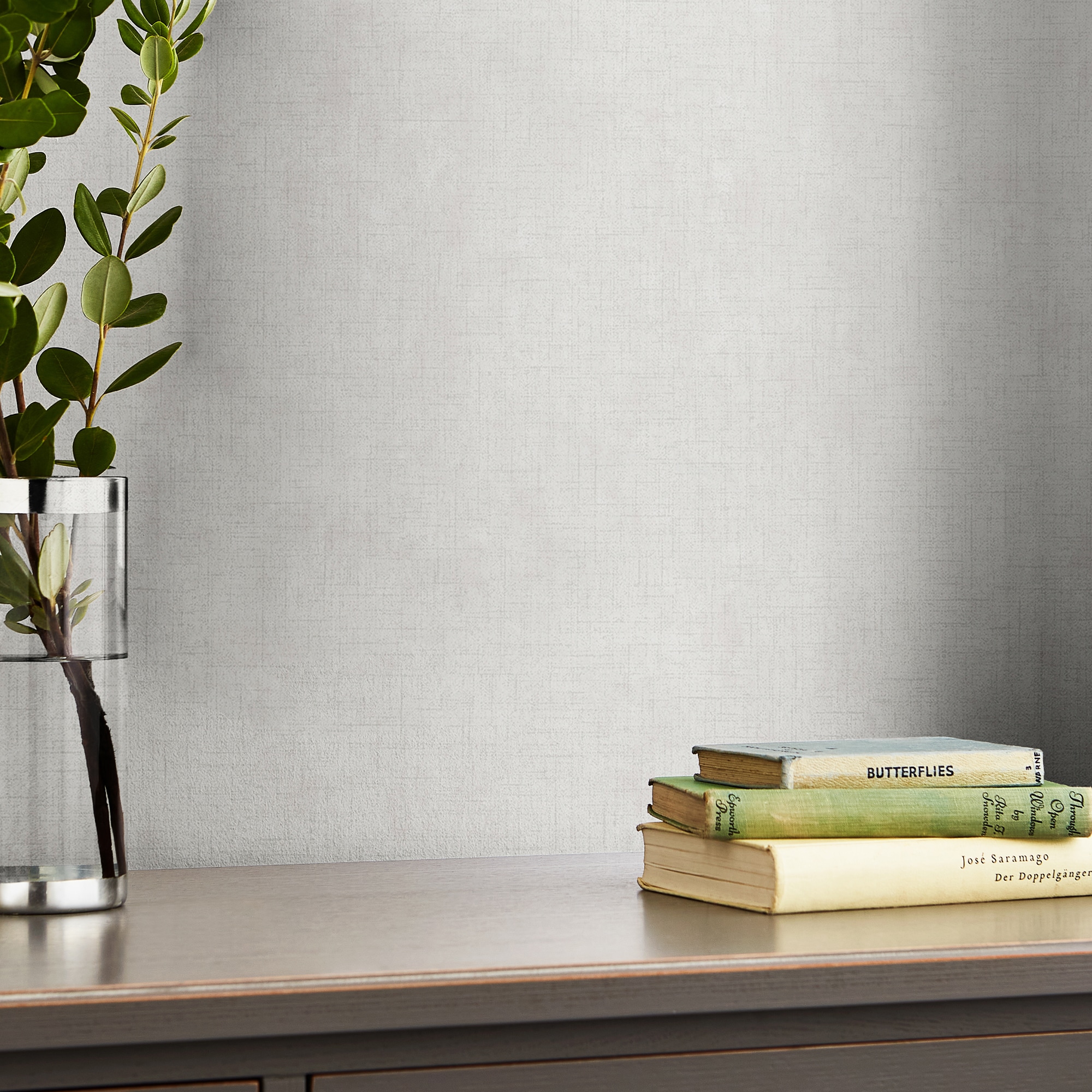 LAURA ASHLEY "Uni" neutral glatt 10mx52cm (ca. 5m2)