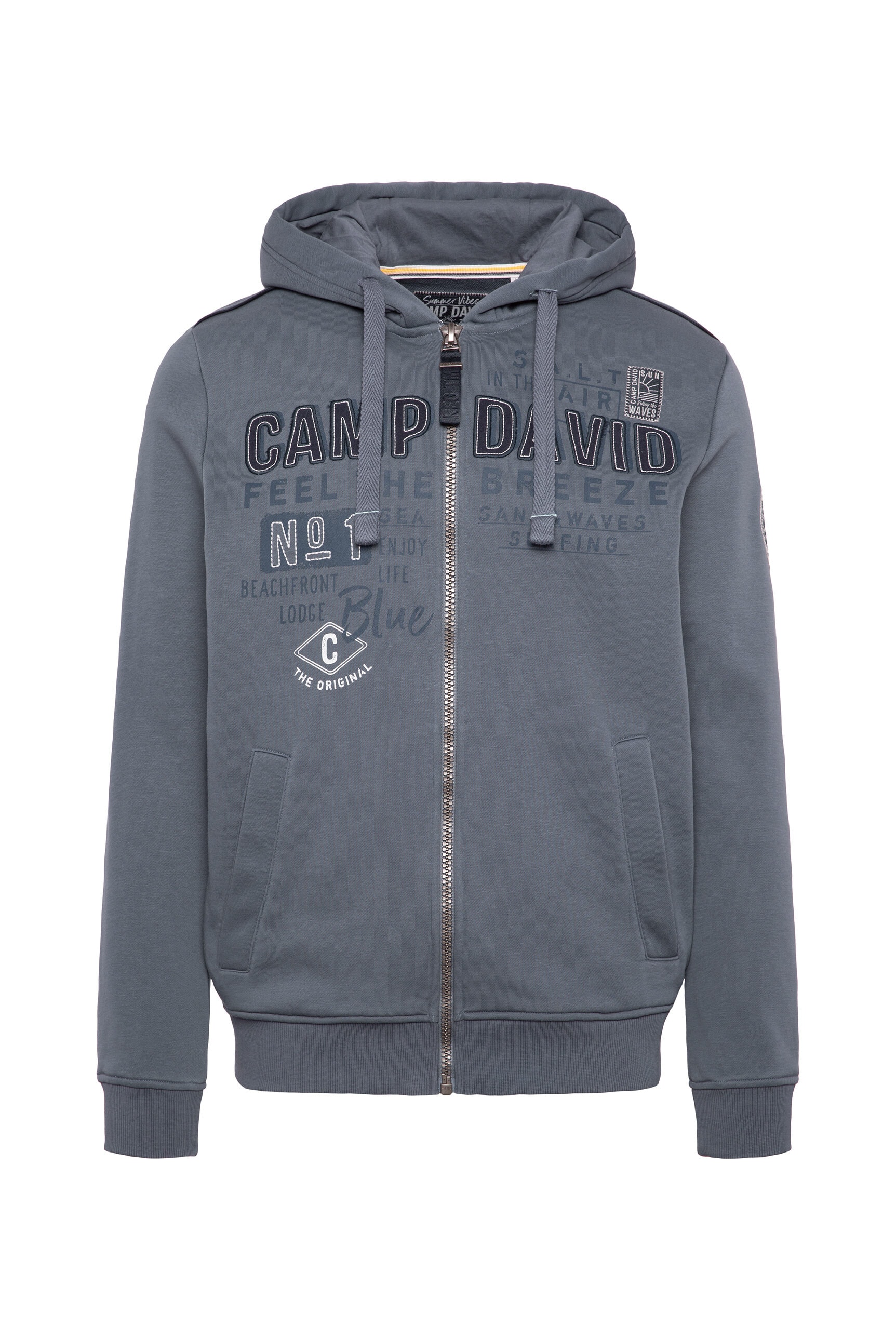 CAMP DAVID Kapuzensweatjacke, mit Baumwolle