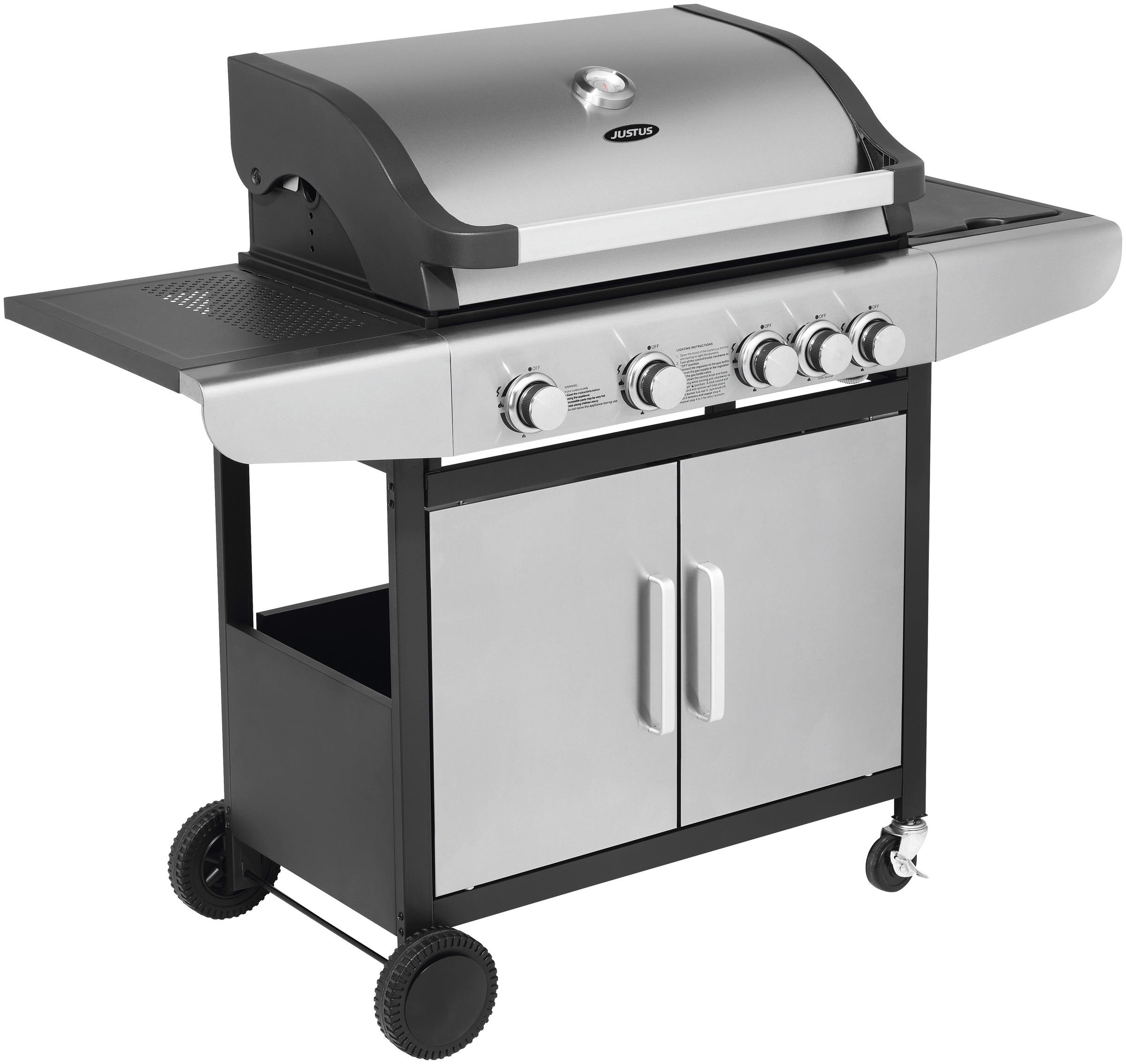 JUSTUS Gasgrill »Ares 4 SU«, BxTxH: 133x57x112 cm