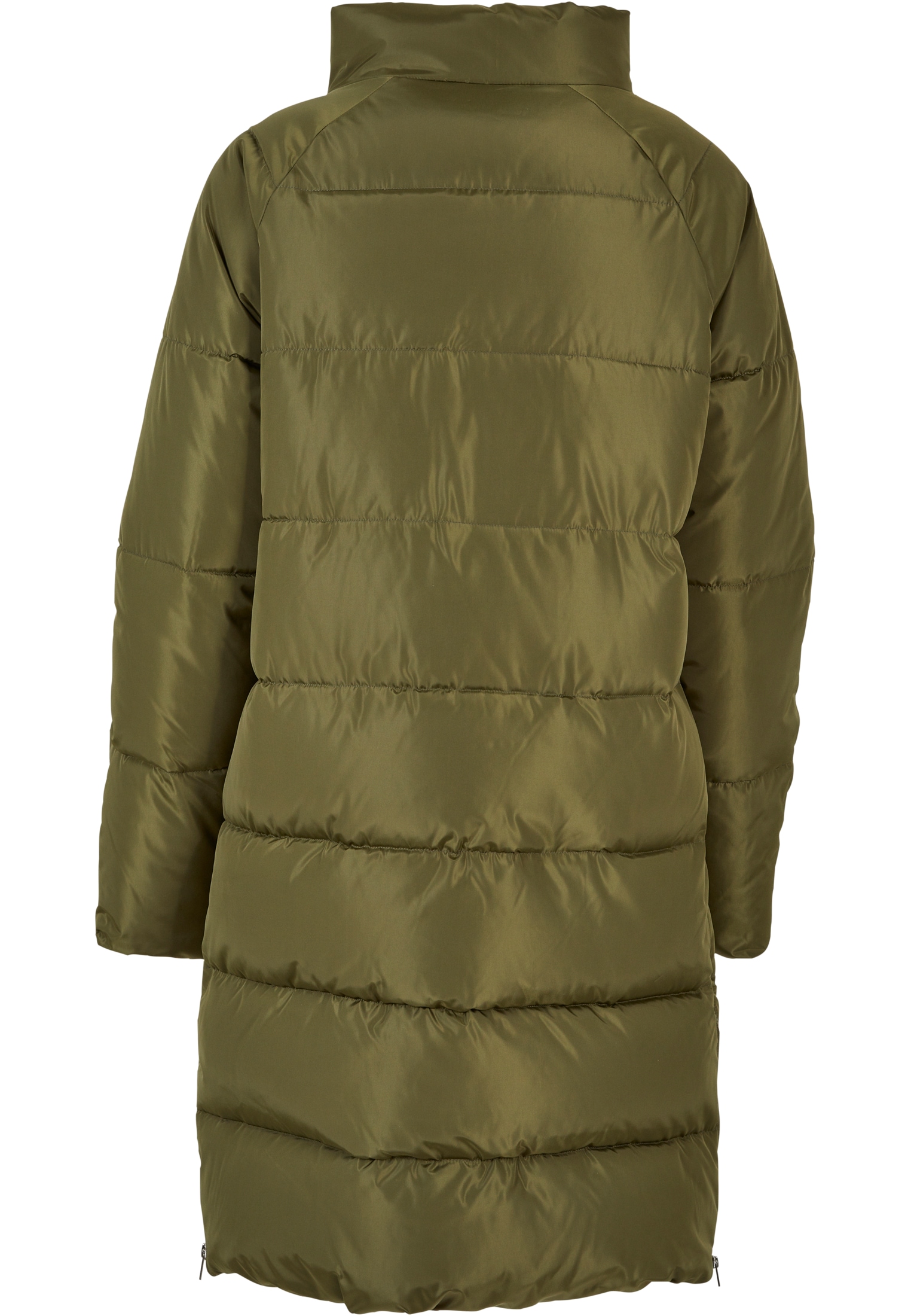 URBAN CLASSICS Winterjacke »Urban Classics Damen Ladies High Neck Puffer Coat«, (1 St.), ohne Kapuze