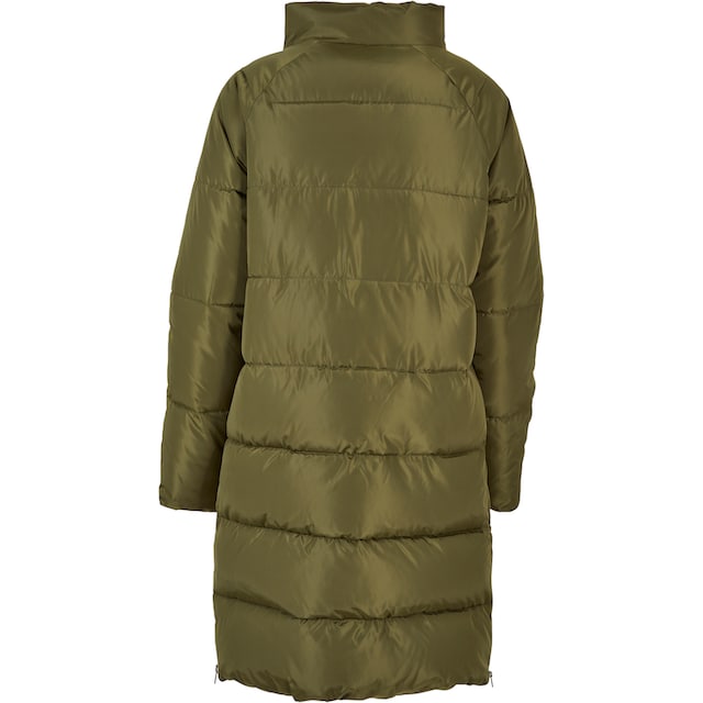 URBAN CLASSICS Winterjacke »Damen Ladies High Neck Puffer Coat«, (1 St.),  ohne Kapuze für kaufen | BAUR