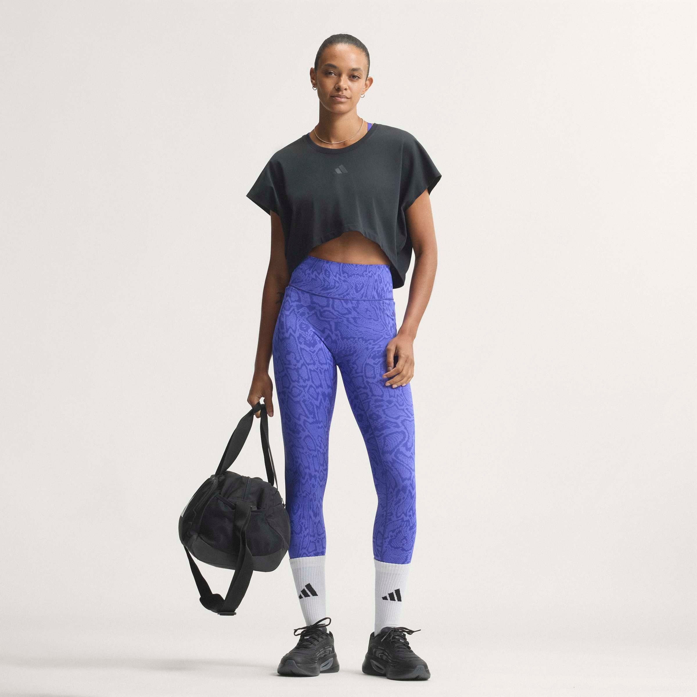 adidas Performance Trainingstights »OPTIME PRIMELIFT 7/8-LEGGINGS, SCHLANGENPRINT«