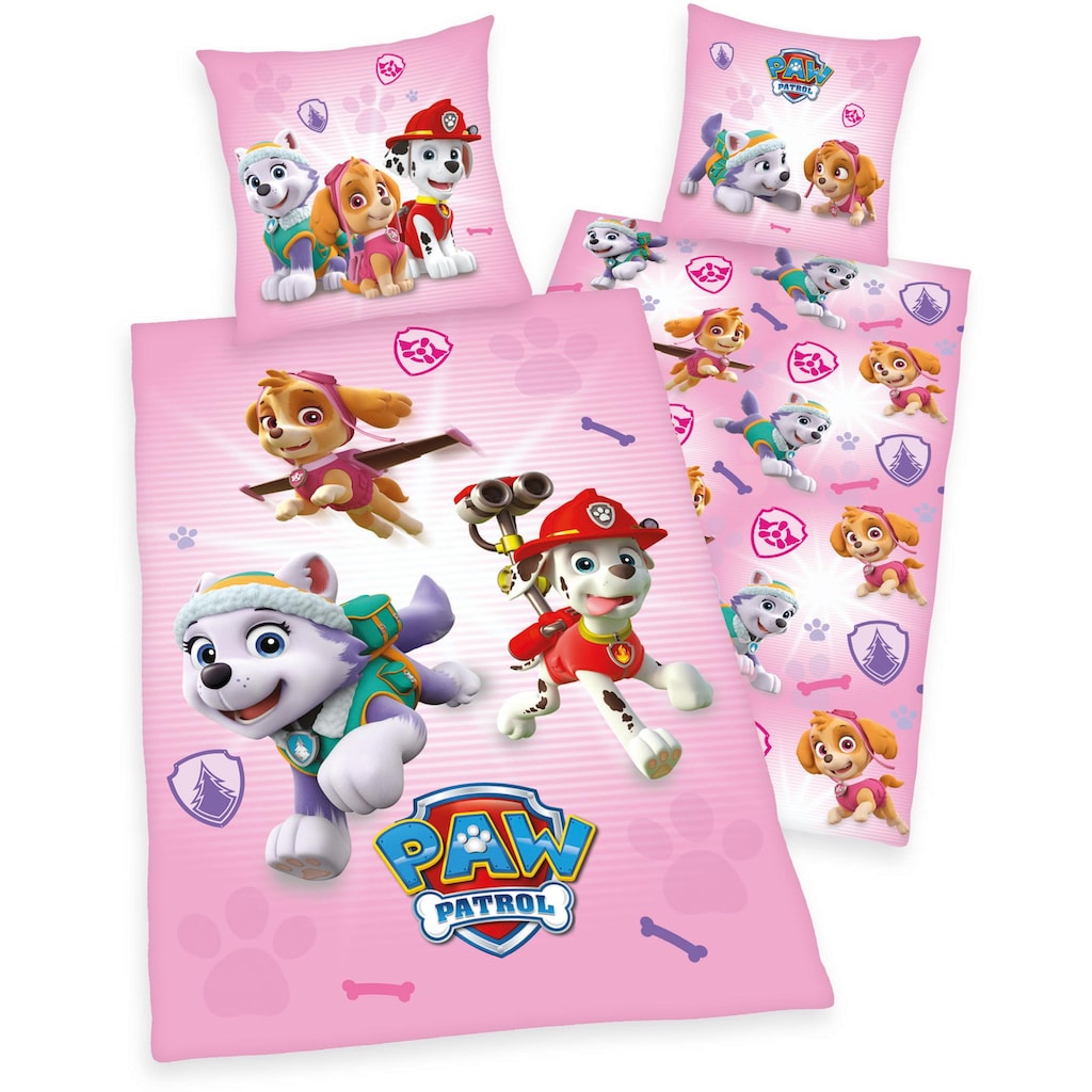 PAW PATROL Kinderbettwäsche »Paw Patrol«, (2 tlg.)